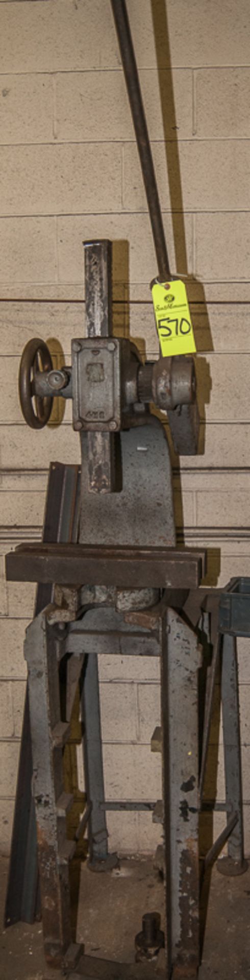 Dake M/N 3A arbor press on heavy duty floor stand