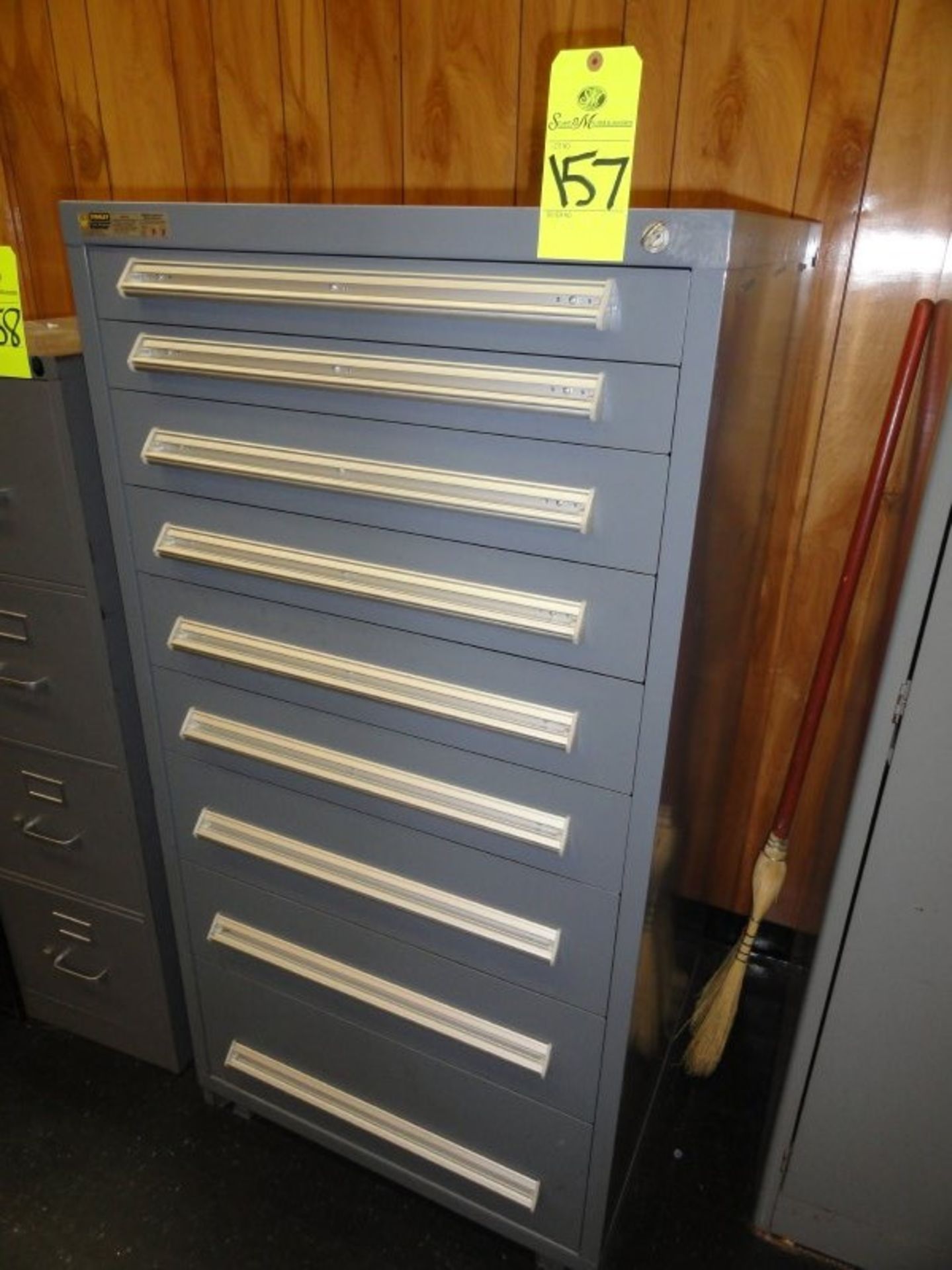 Stanley Vidmar 9 drawer tool cabinet