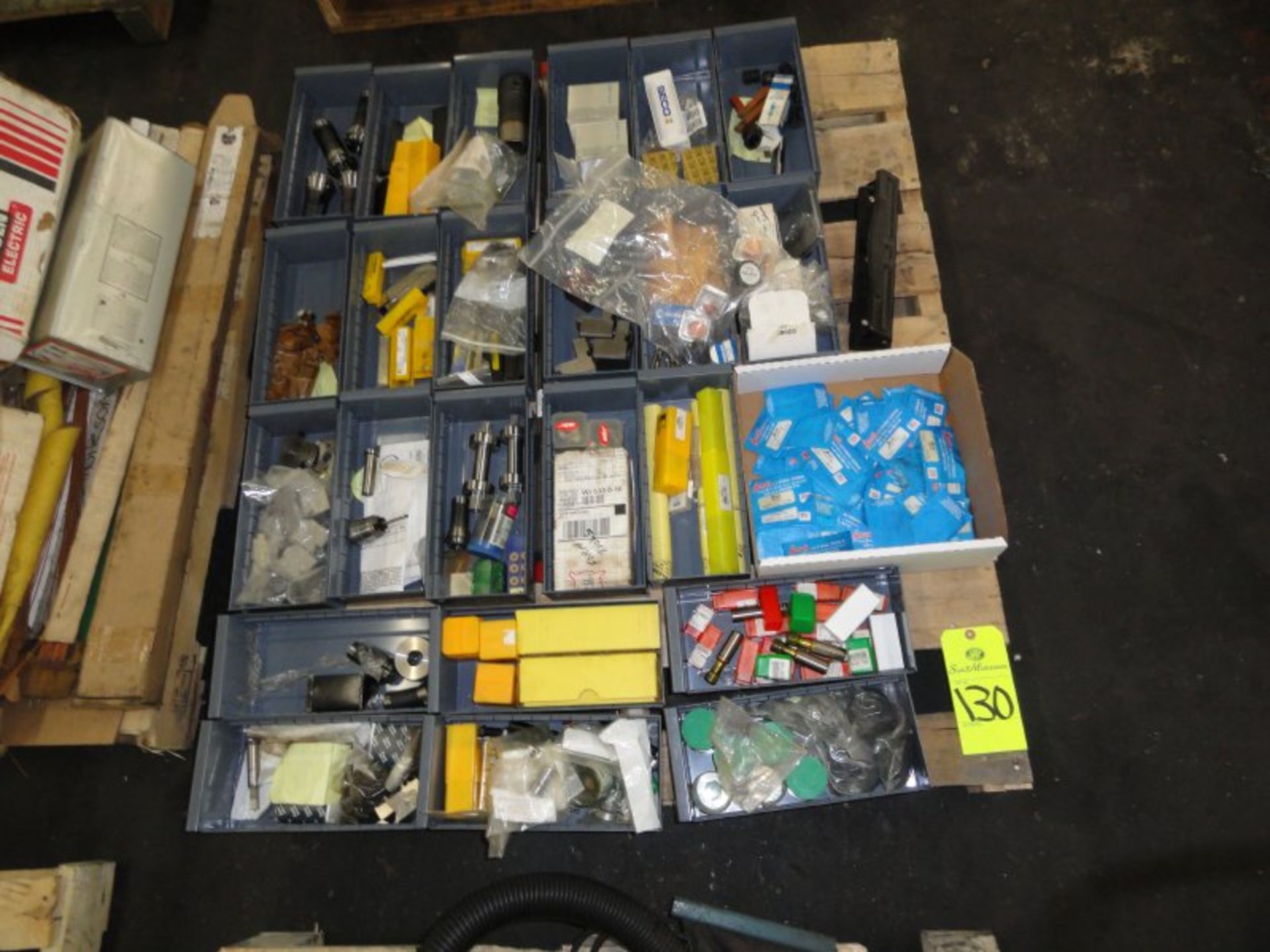 Assorted machine supplies, collets, drills