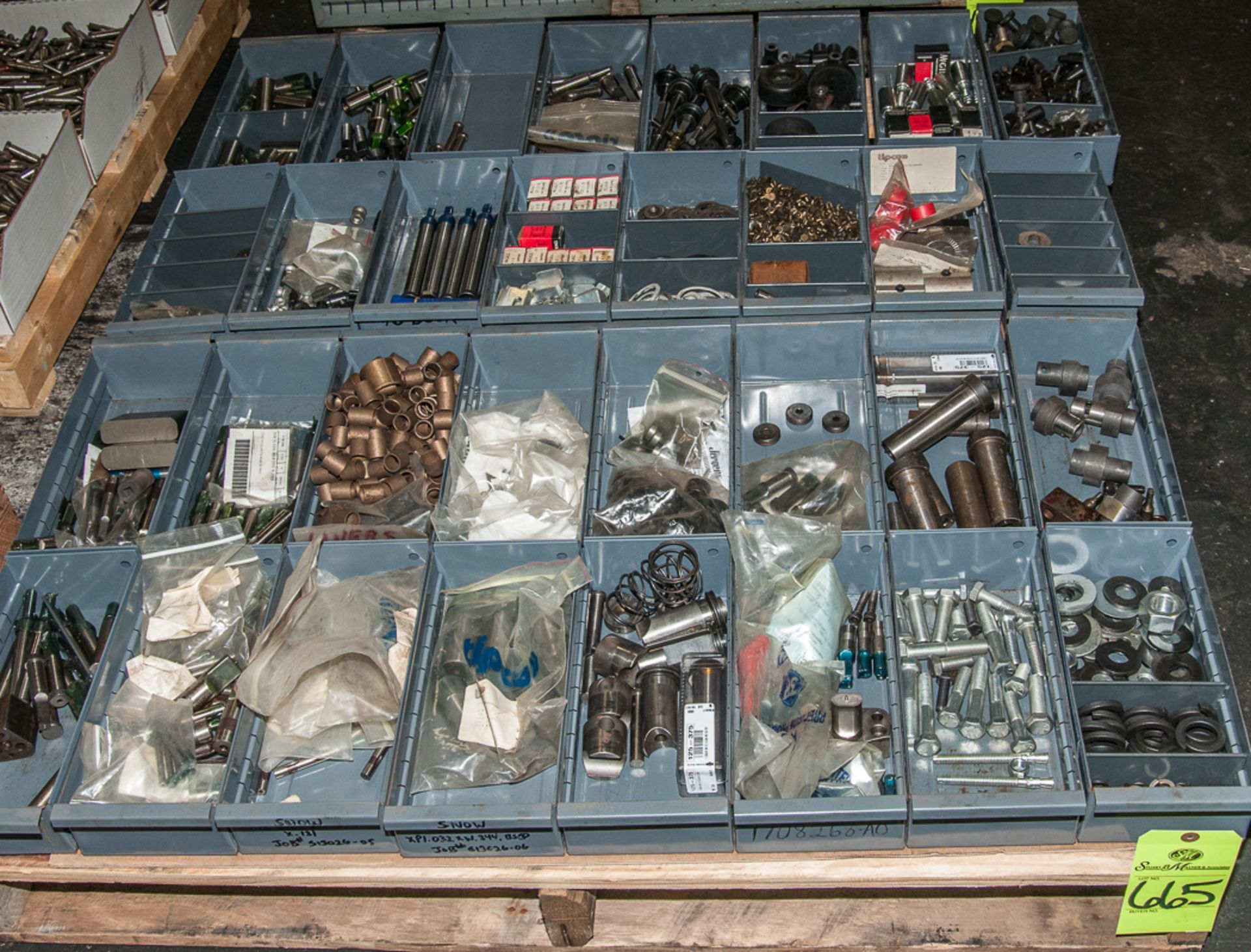 Assorted die parts