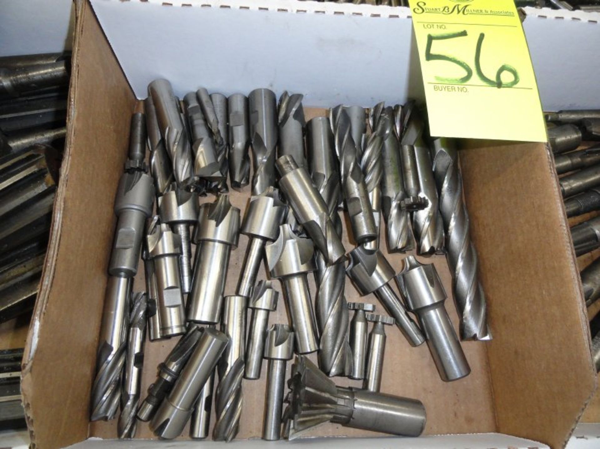 Assorted end mills