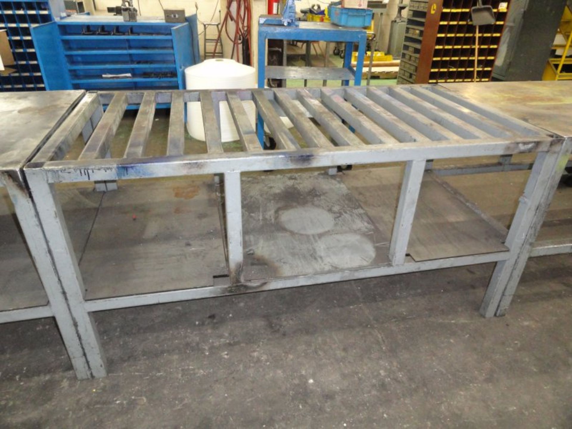 Steel set up tables