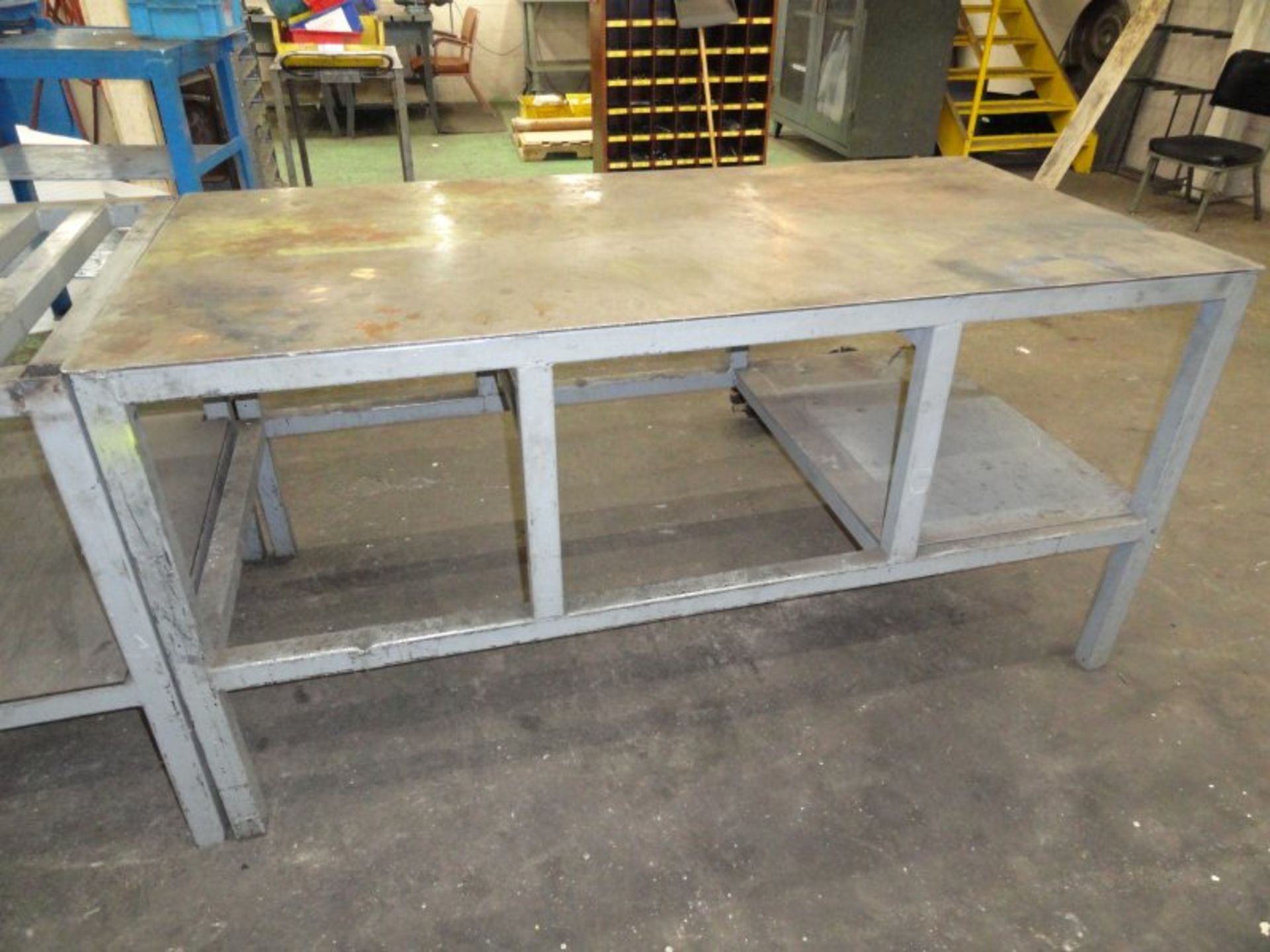 Steel set up tables
