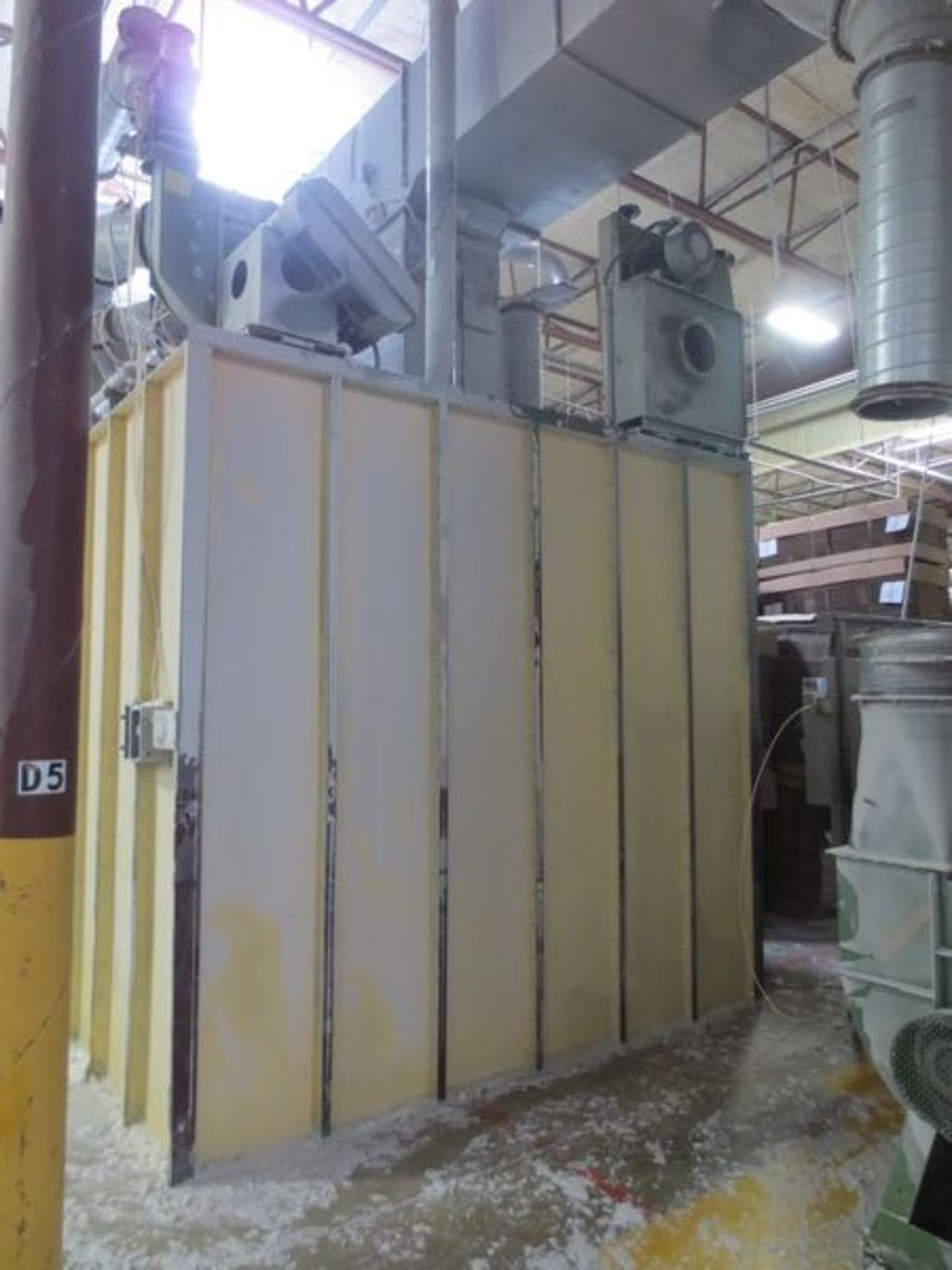Osprey M/N 9-4-S, S/N 5295 drum type dust collector with foot print of 11' 9'' X 17' - Image 2 of 3
