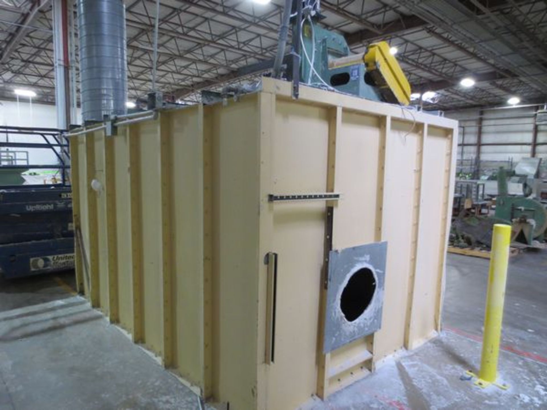 Osprey M/N 5-2-S, drum style dust collector with foot print of 8' 3'' X 10' 4'' with duct work - Image 4 of 4