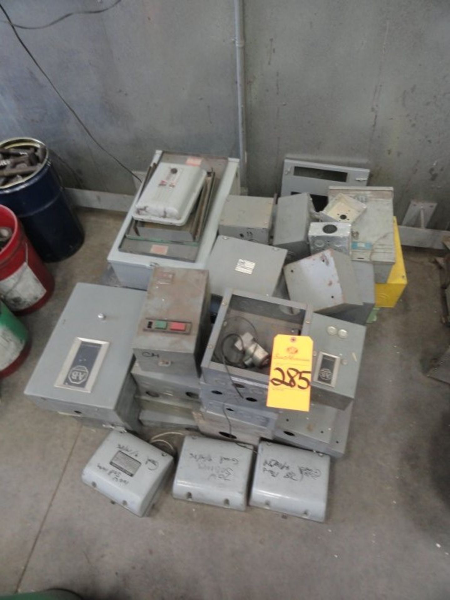 Assorted electrical boxes