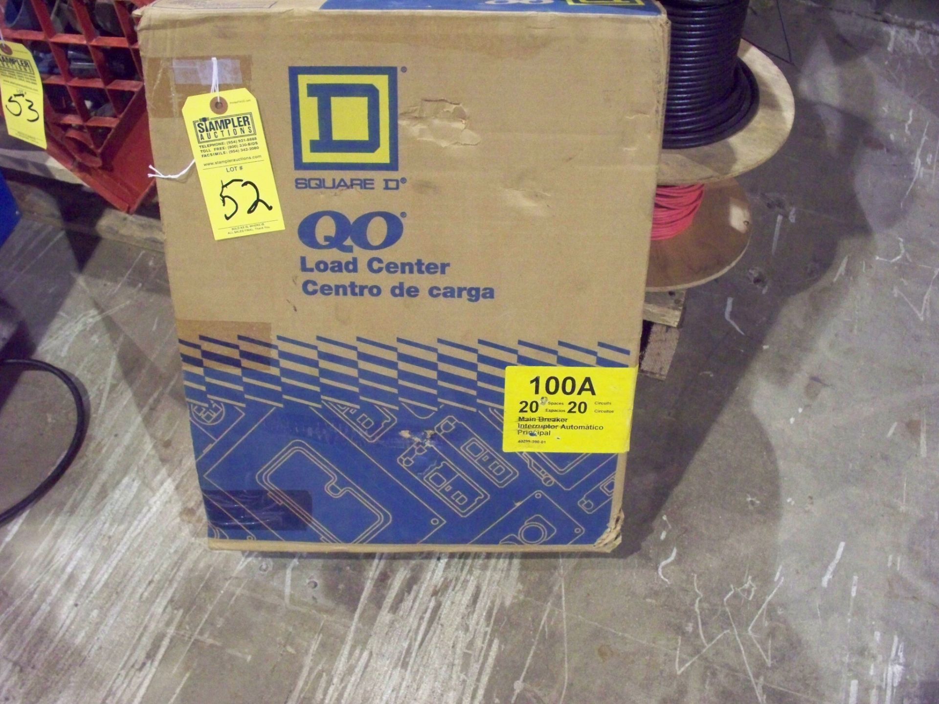 SQUARE D QO LOAD CENTER - 100 AMP - NIB