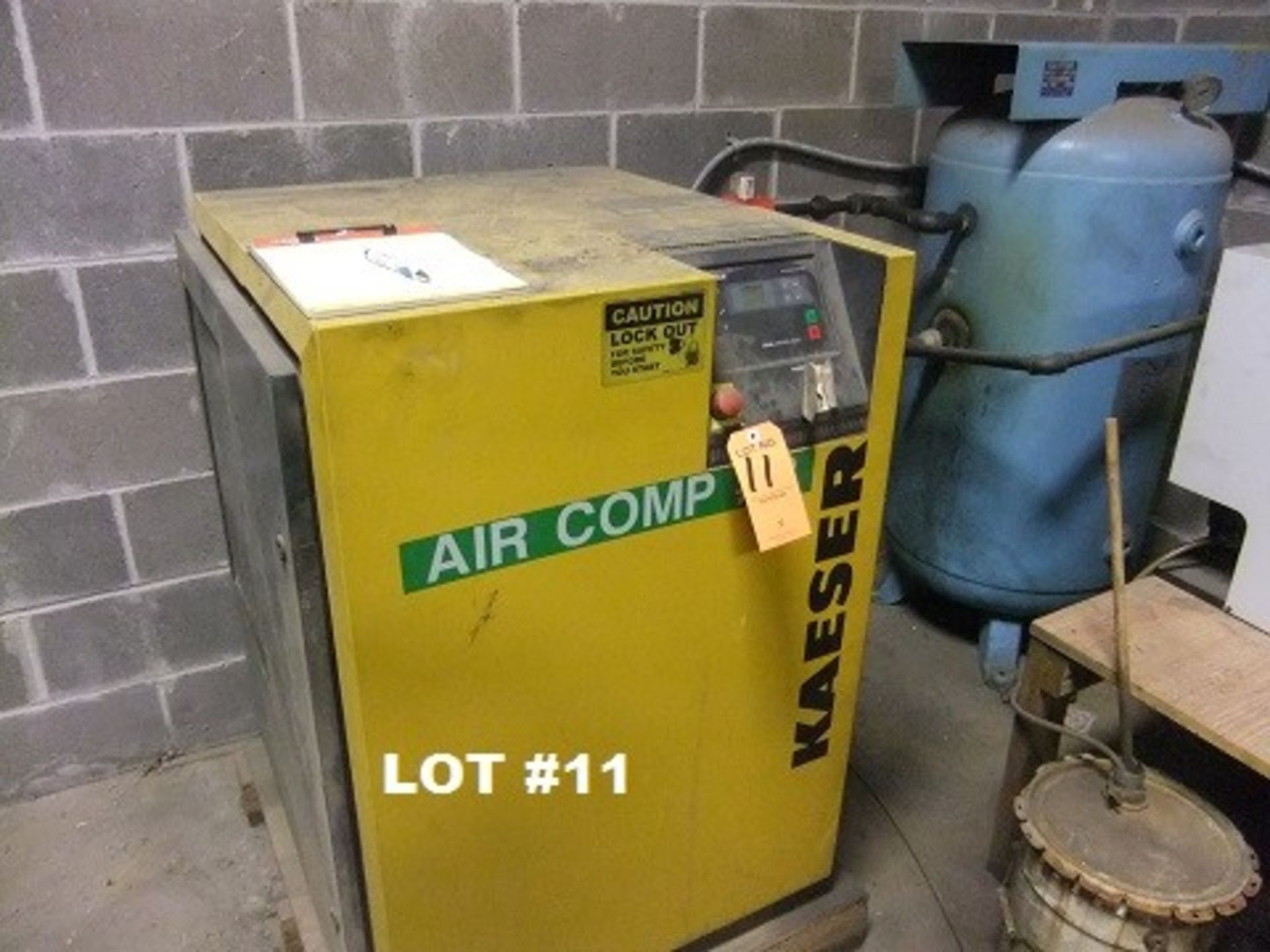 KAESER SK19 (15 HP) ROTARY SCREW AIR COMPRESSOR S/N 1031