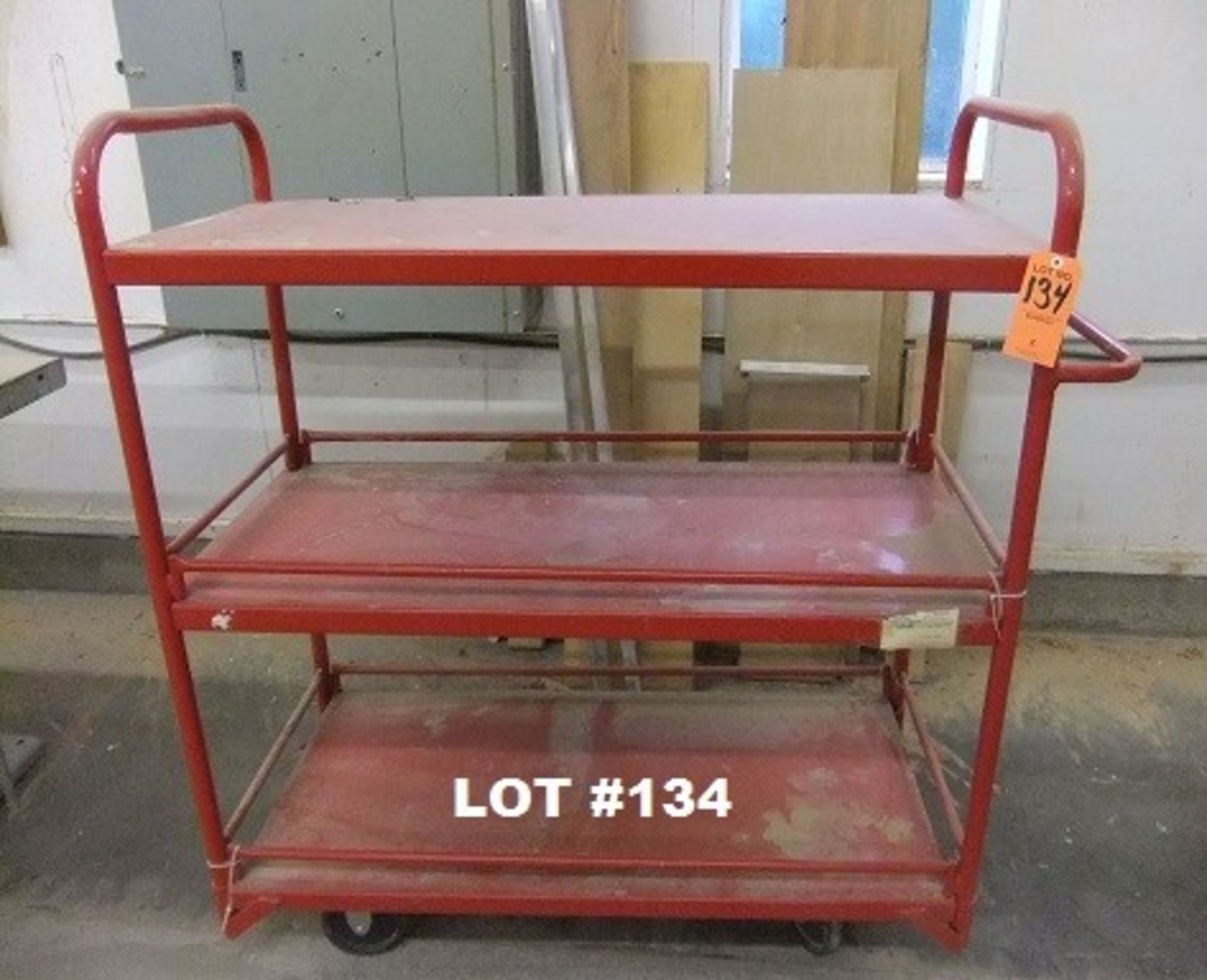 3-SHELF PORTABLE SHOP CART