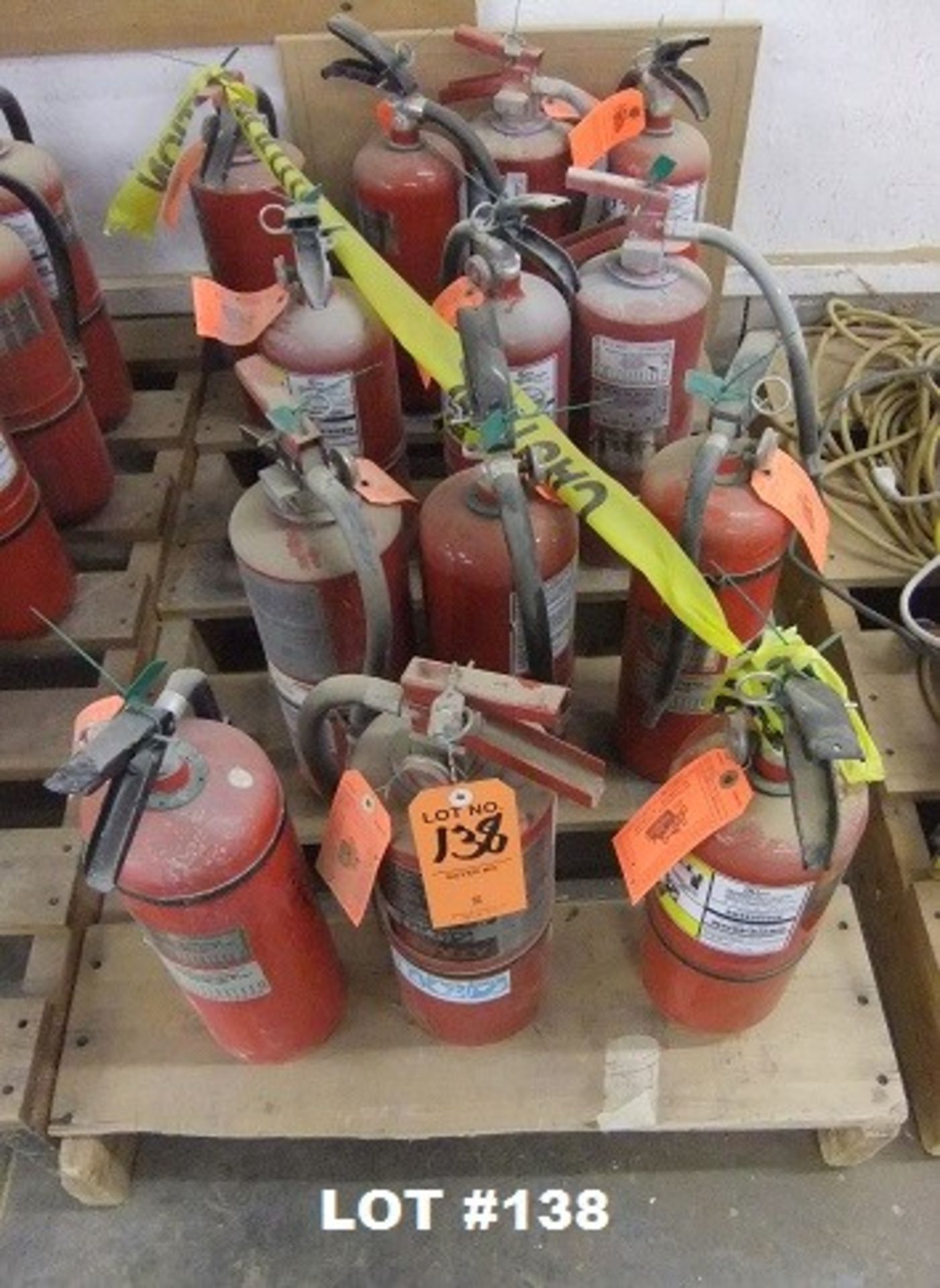 LOT: ASSORTED FIRE EXTINGUISHERS