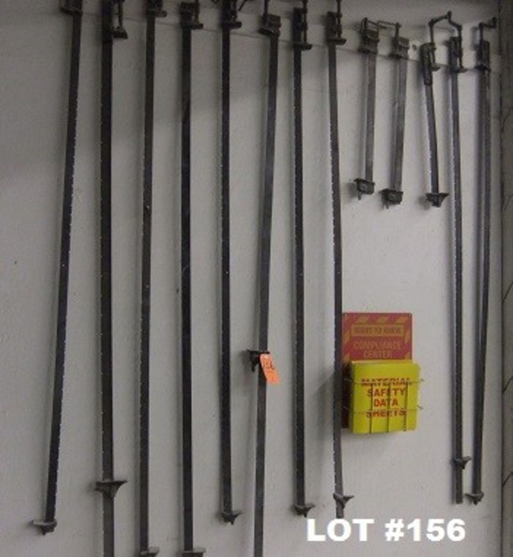 LOT: APPROX. (13) BAR CLAMPS