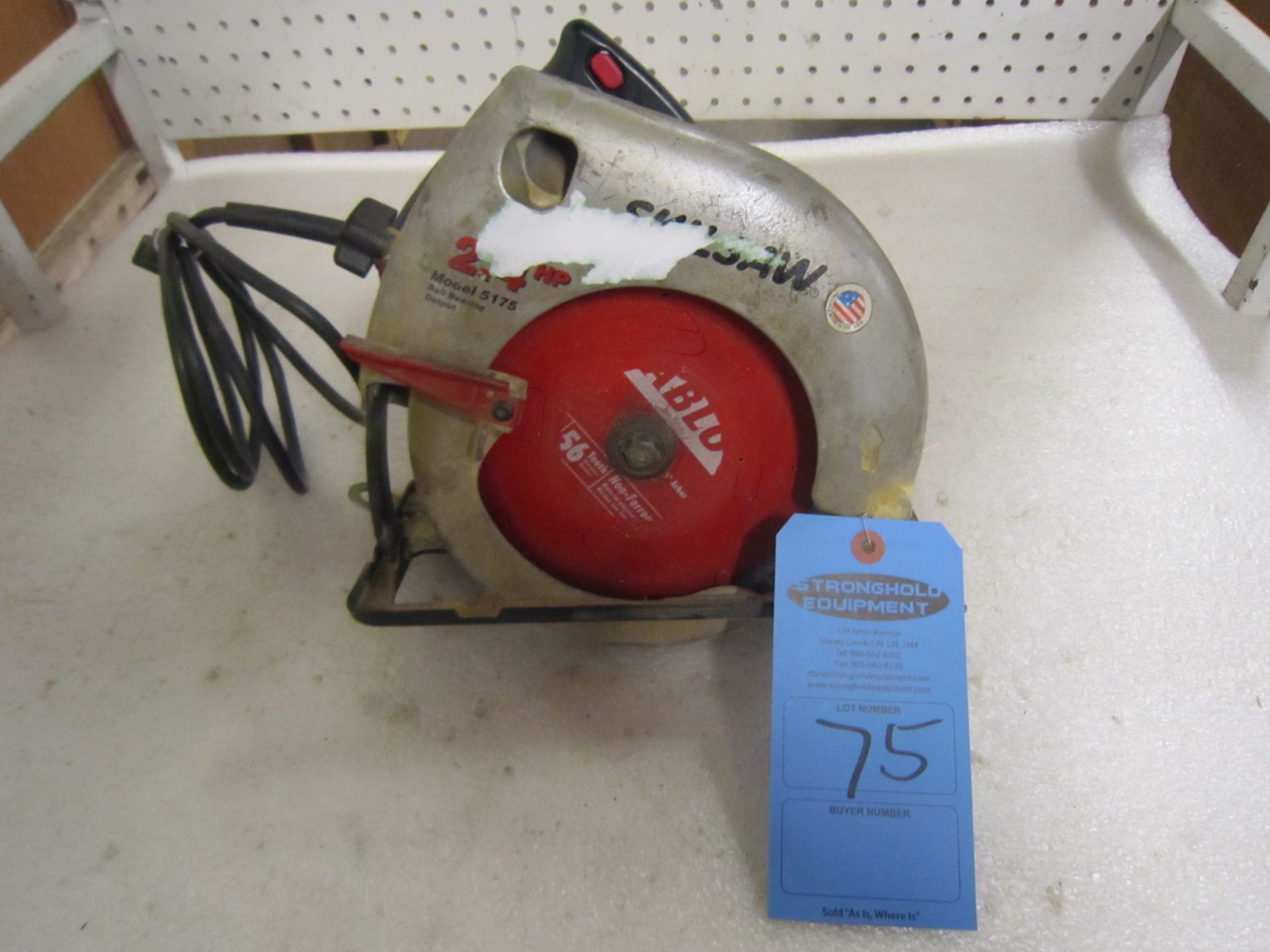 Skilsaw 2.4HP model 5175 Circular Saw - Electric