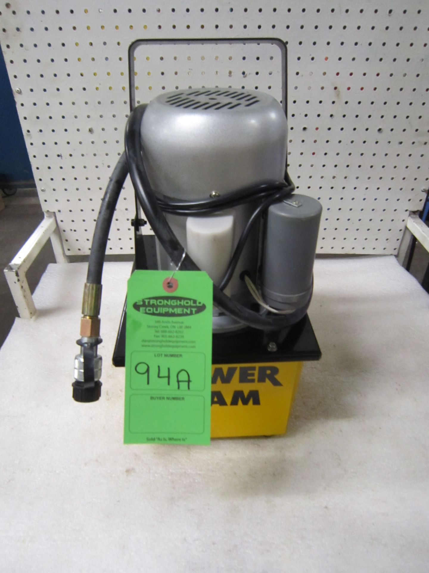 Power Team Hydraulics Electric Powerpack type - 120V single phase hydraulic pump - UNUSED & MINT