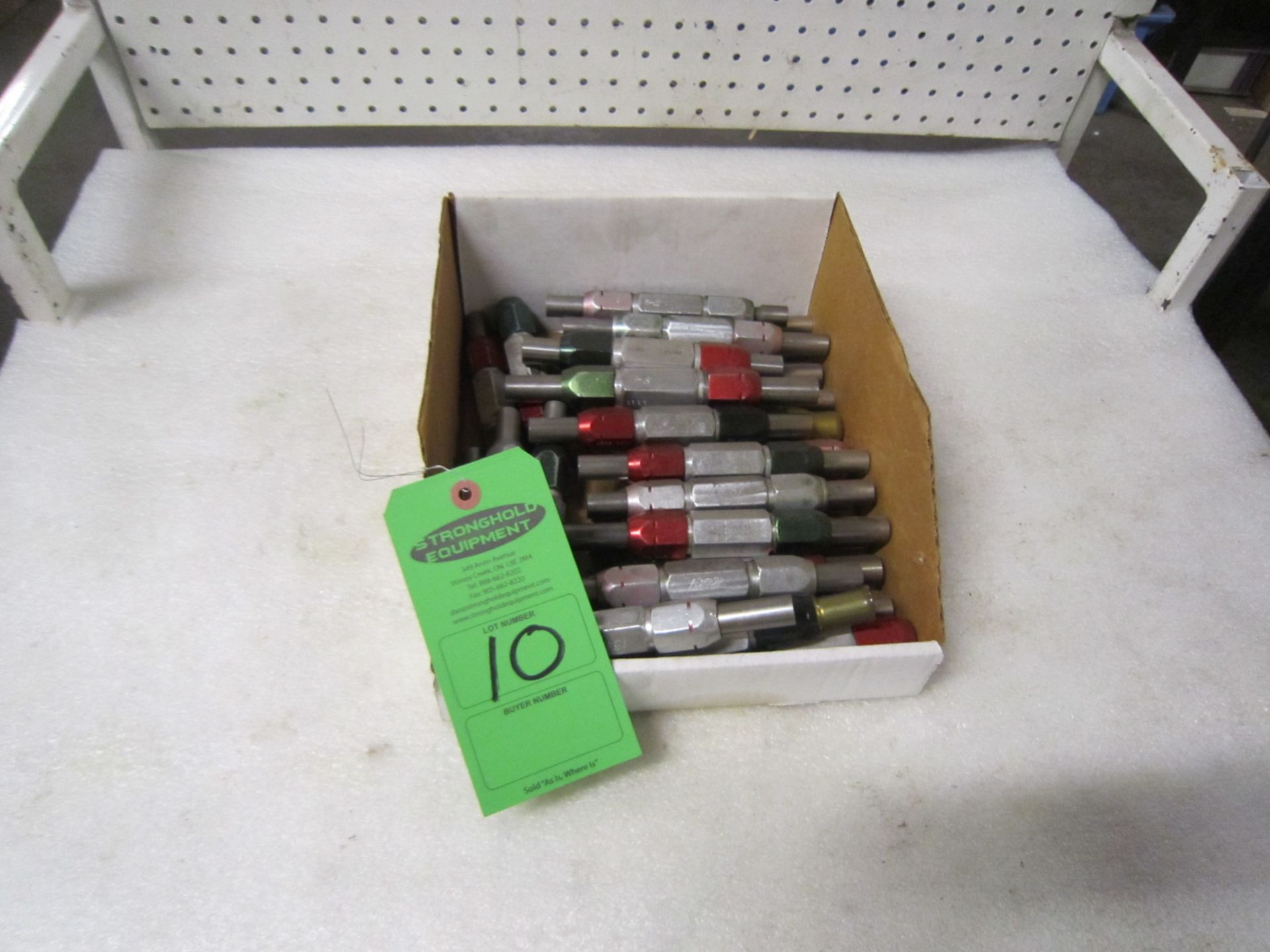 Lot of assorted GO - NOGO inspection gauges