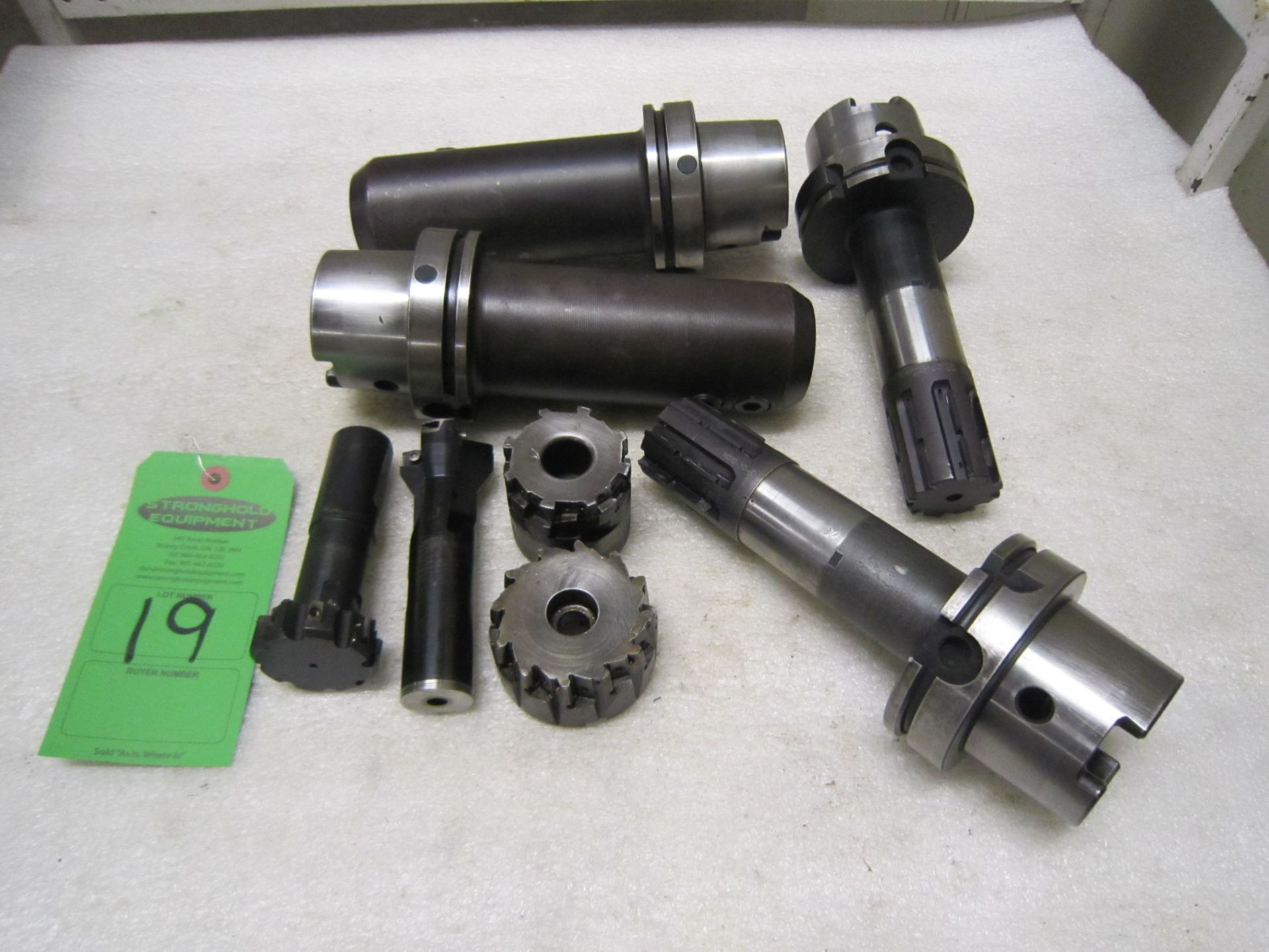 Lot of 4 (4 units) NSK CNC tooling with cutting heads included (8 total pieces in lot)