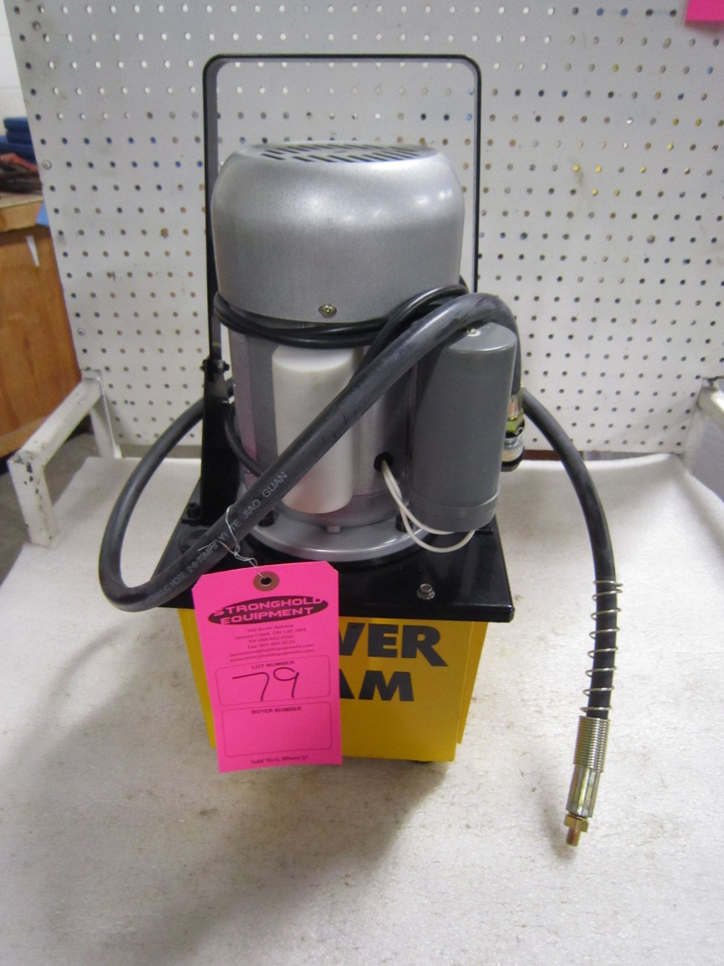 Power Team Hydraulics Electric Powerpack type - 120V single phase hydraulic pump - UNUSED & MINT