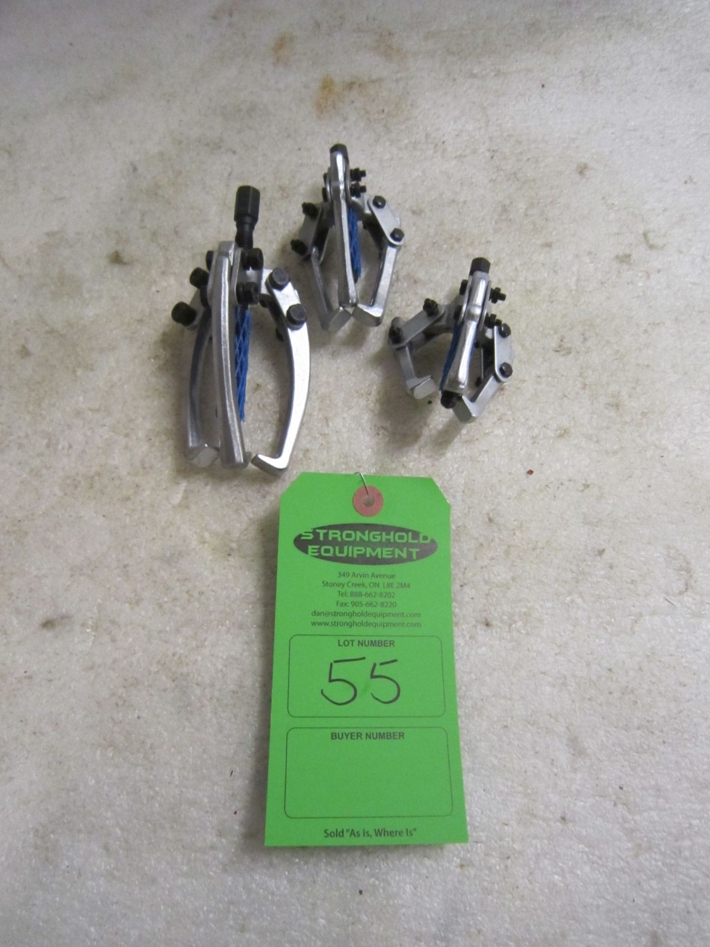 Lot of 3 bearing pullers - MINT & Unused