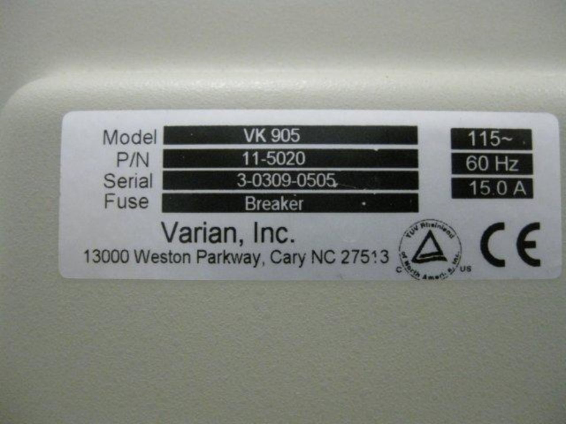 Vankel VK 905 Vessel Washer - Image 3 of 3