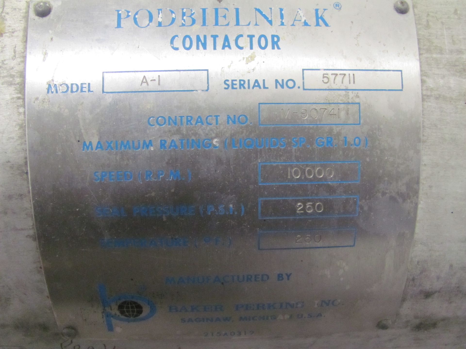 Podbielniak A-1 Liquid Centrifugal Extractor - Image 4 of 10