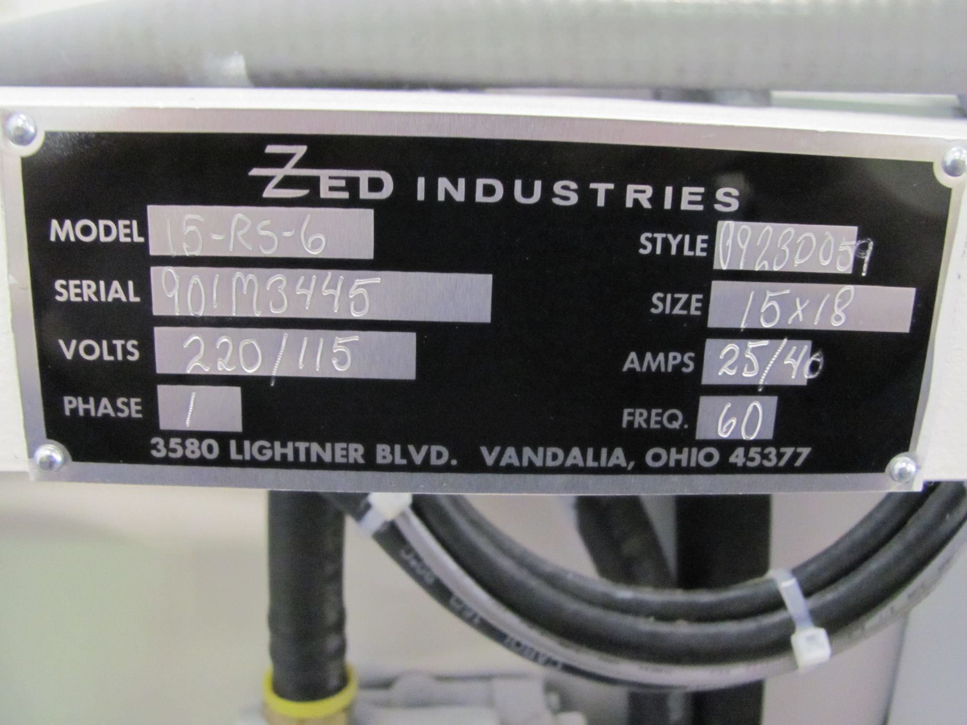 ZED 15-RS 6 Station Rotary Blister Sealer - Image 9 of 9