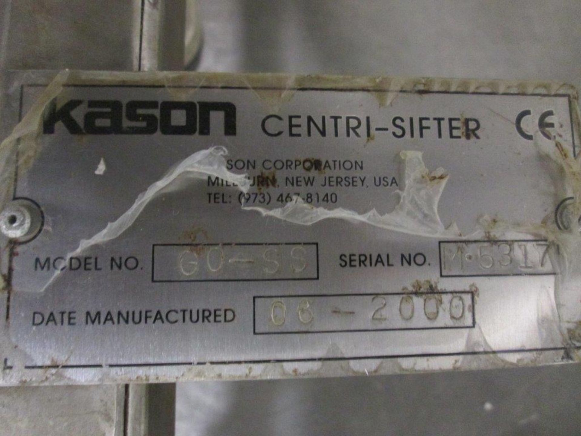 Kason GO-SS Centri-Sifter - Image 8 of 11