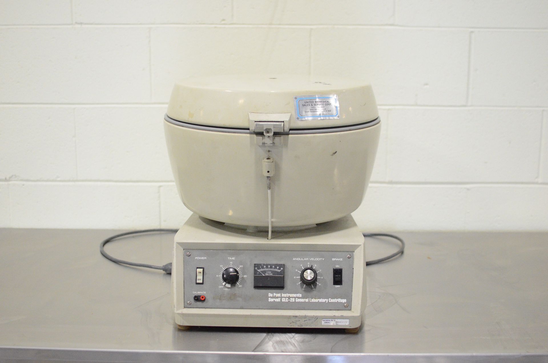 DuPont Instruments Sorvall GLC - 2B General Laboratory Centrifuge, s/n: 8013222, type: GLC-2B, 115v,