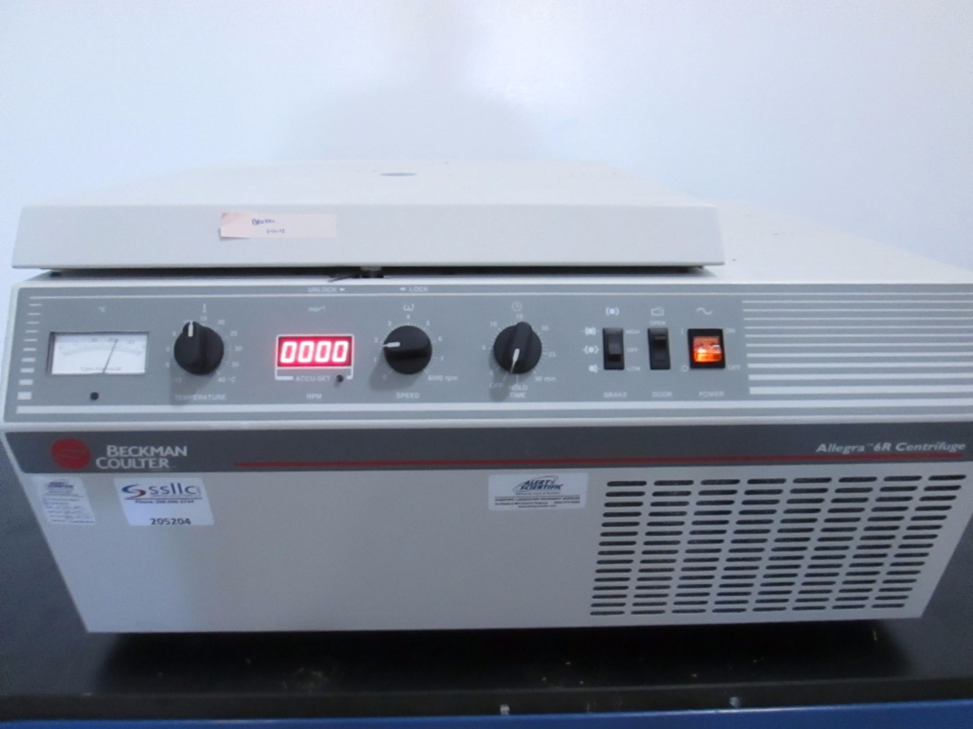 Beckman Allegra 6R Centrifuge