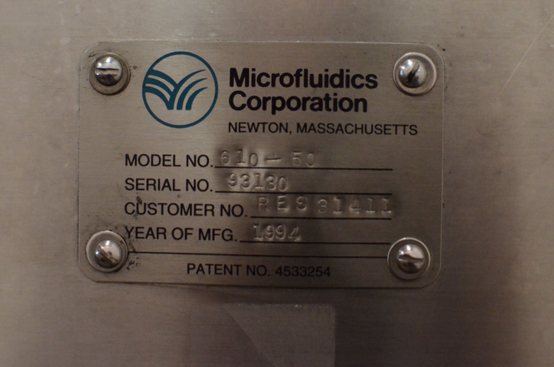 Microfluidics M-610 Microfluidizer Processor - Image 9 of 14