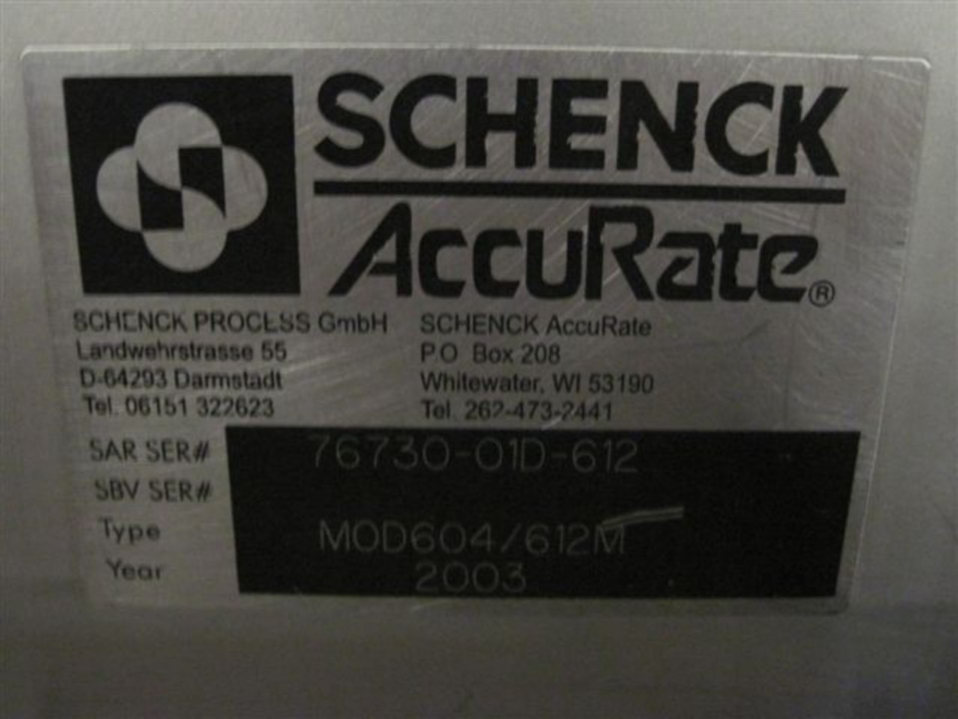 Schenck Accurate Model 604/612M Feeder - Image 2 of 5
