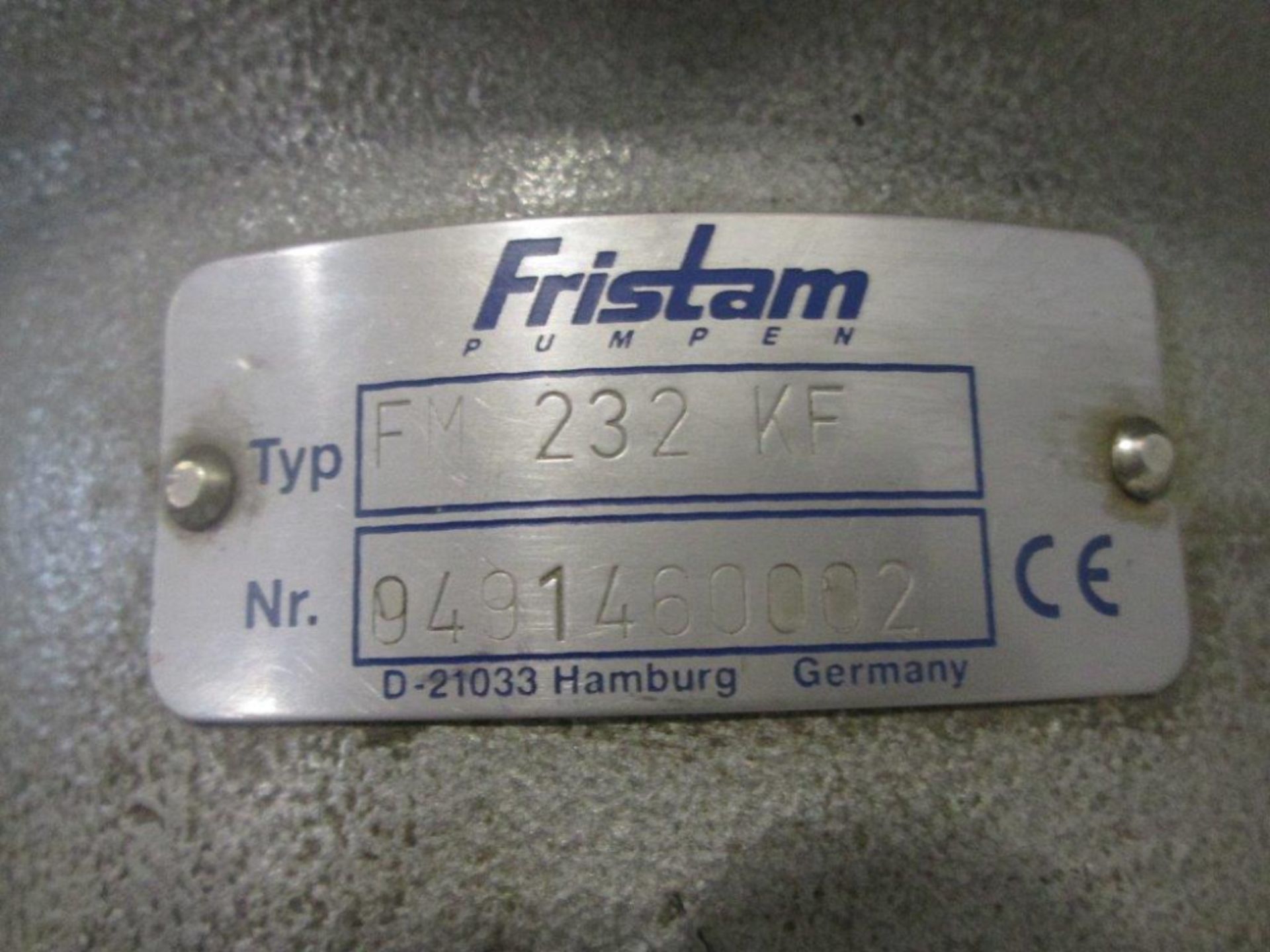 Fristam FM232KF Multi Stage Centrifugal Pump - Image 3 of 3