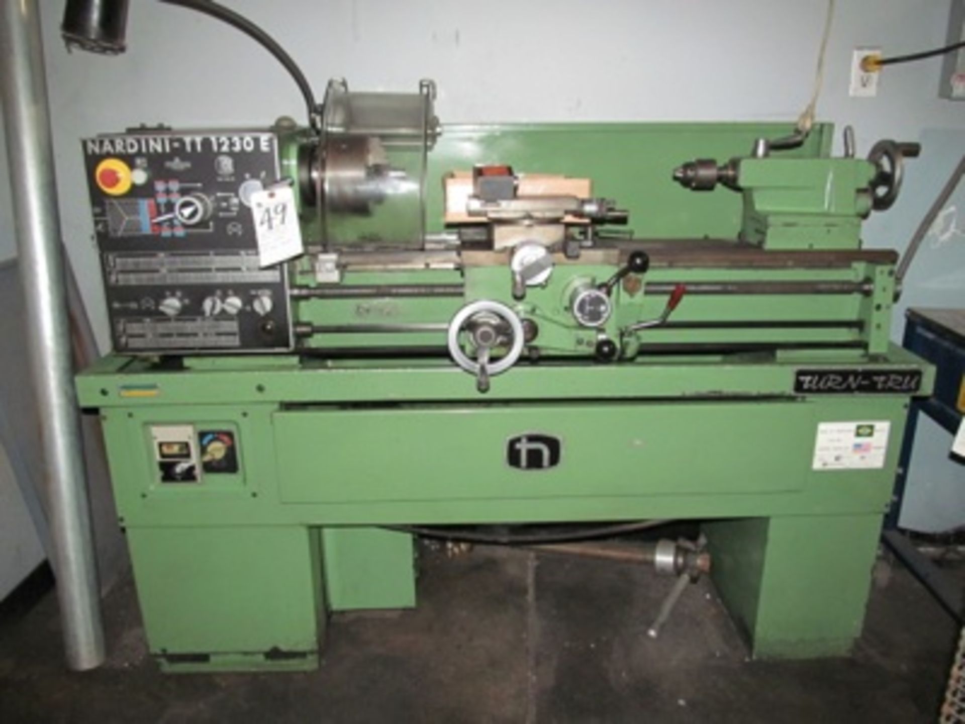 Nardini mod. TT1230E, 12"x30" Engine Lathe w/ 3-Jaw Chuck; S/N 06JKL-653