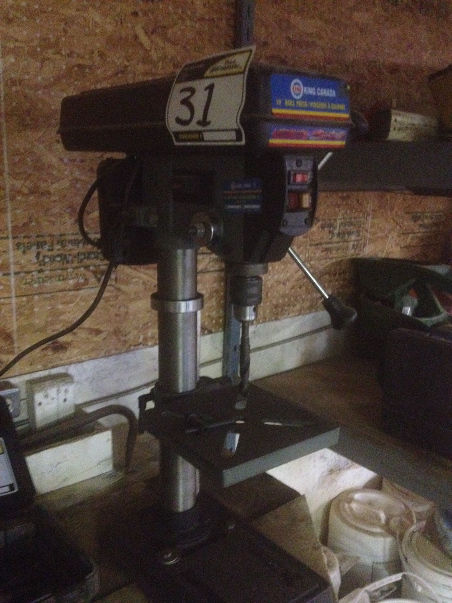 KING CANADA 10" DRILL PRESS