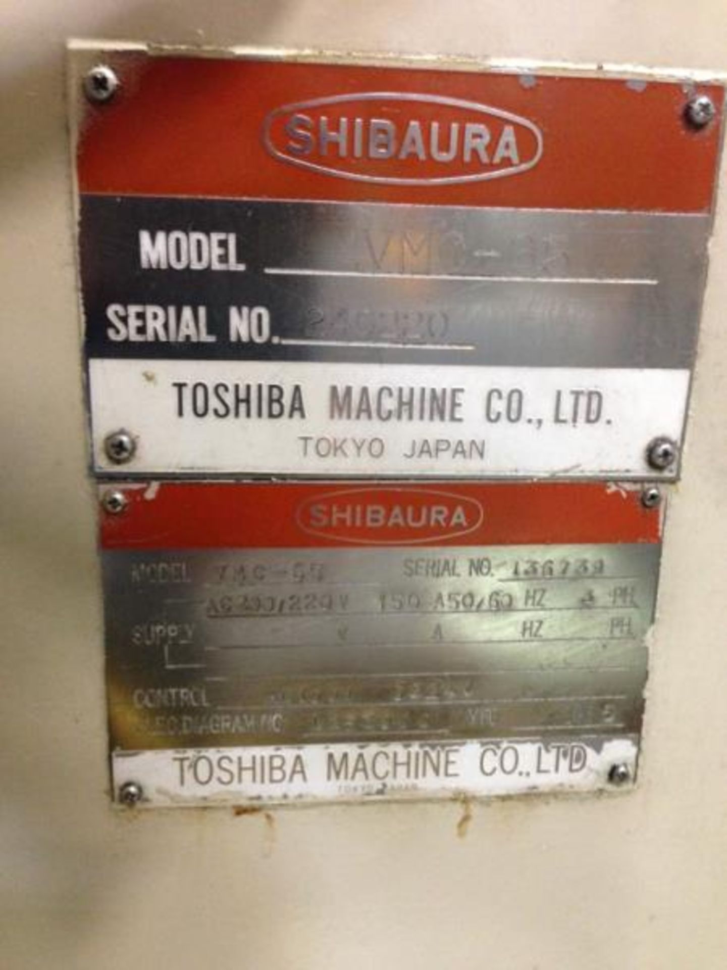 Toshiba # VMC-65 CNC "4-Axis" VMC - Image 6 of 8