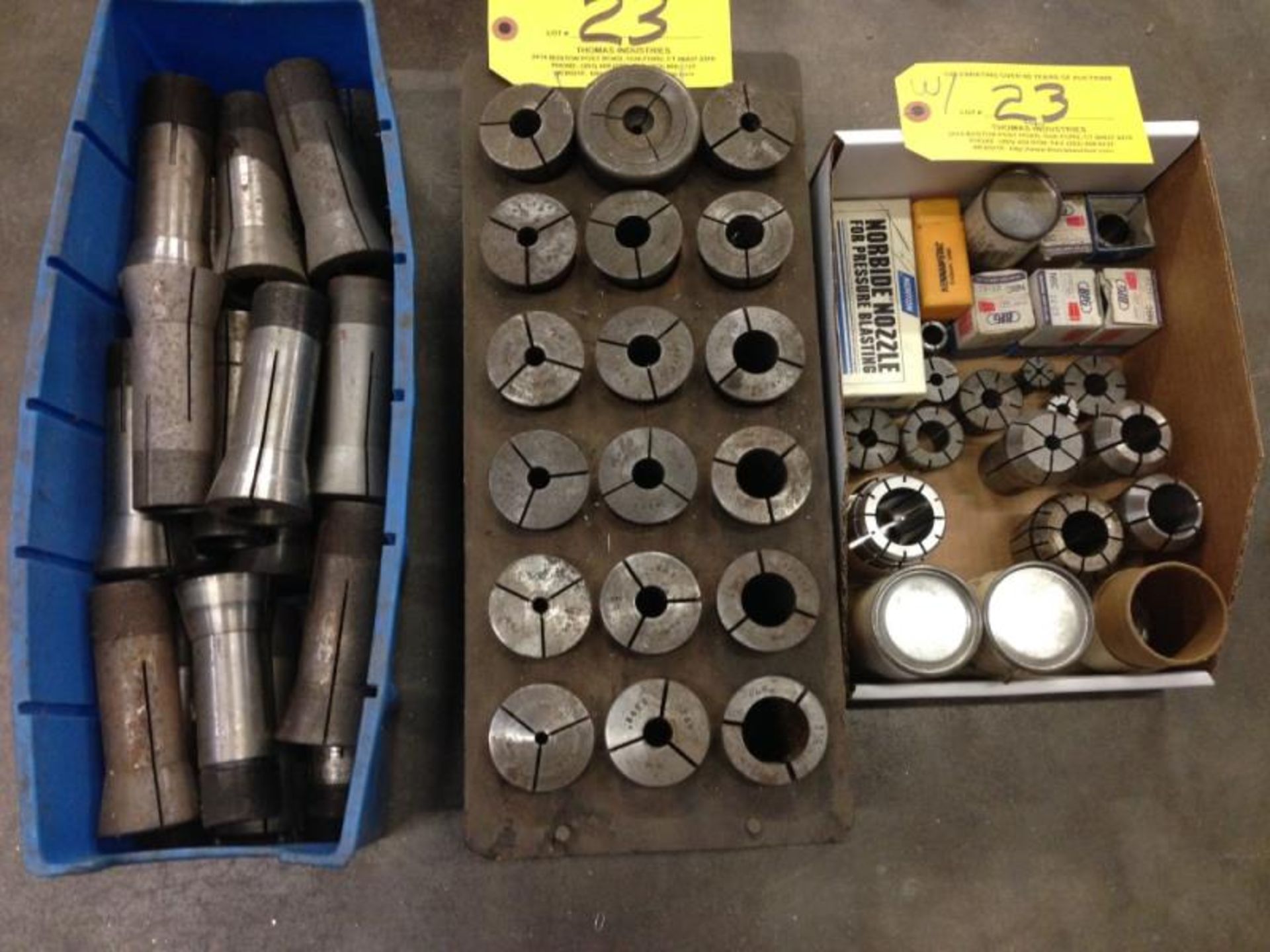 LOT ASSORTED PRATT & WHITNEY FLEX COLLETS