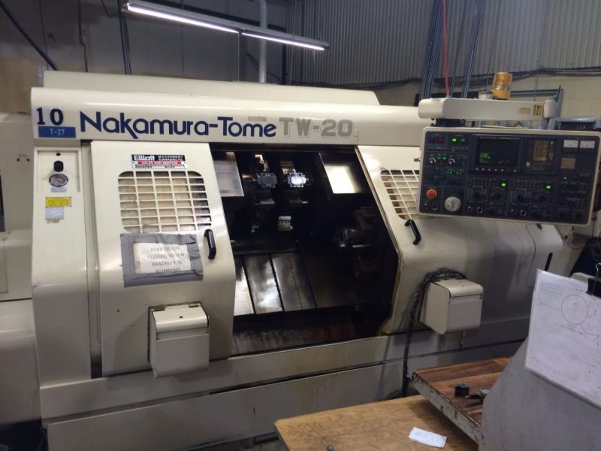 (New 1990) NAKAMURA-TOME CNC Turning Center