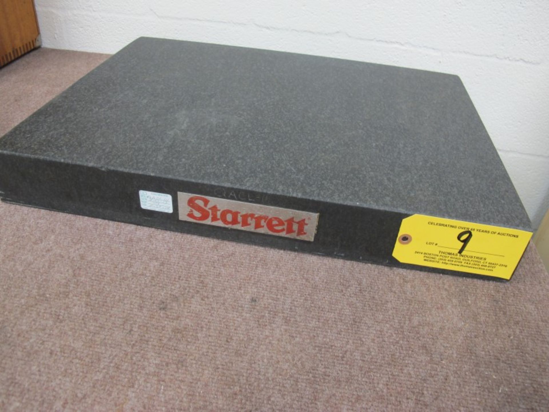 Starrett 18" x 24" x 3" Granite Surface Plate