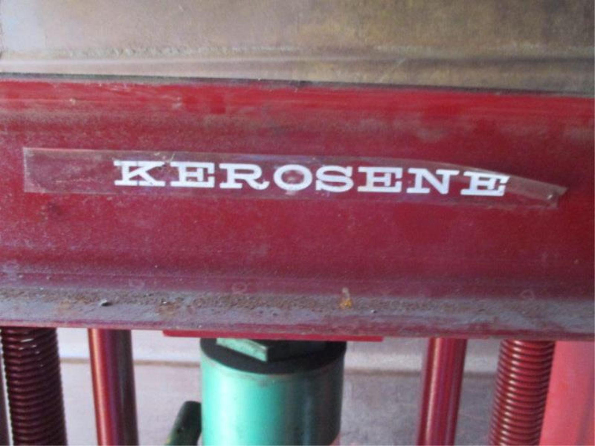 Kerosene Shop Press, Red, (No Tag) - Image 2 of 7