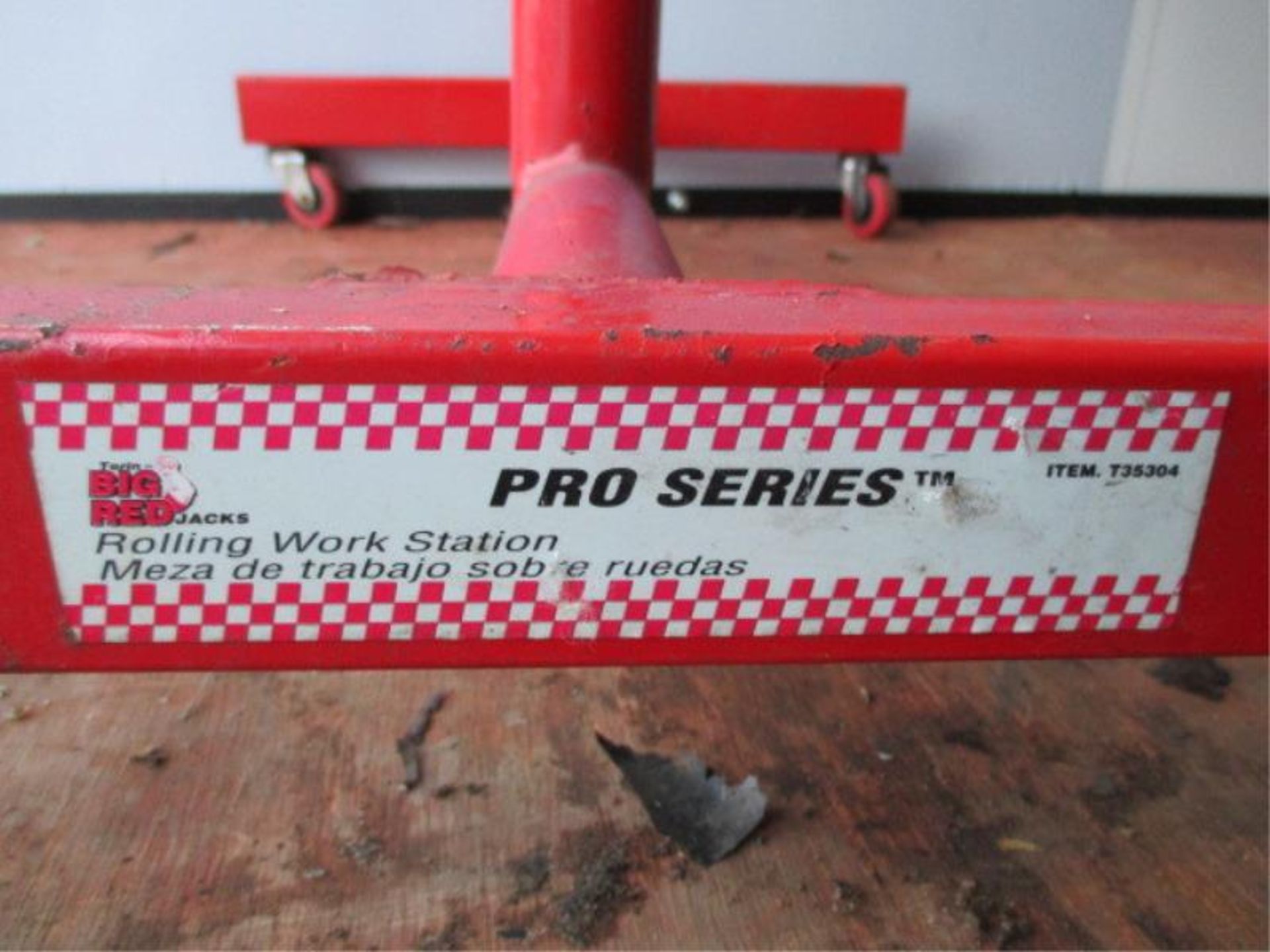 Pro Series Rolling Work Station, By Torin Big Red Jacks, Ite #T35304, Red Metal Jacks, Ite # - Image 4 of 4