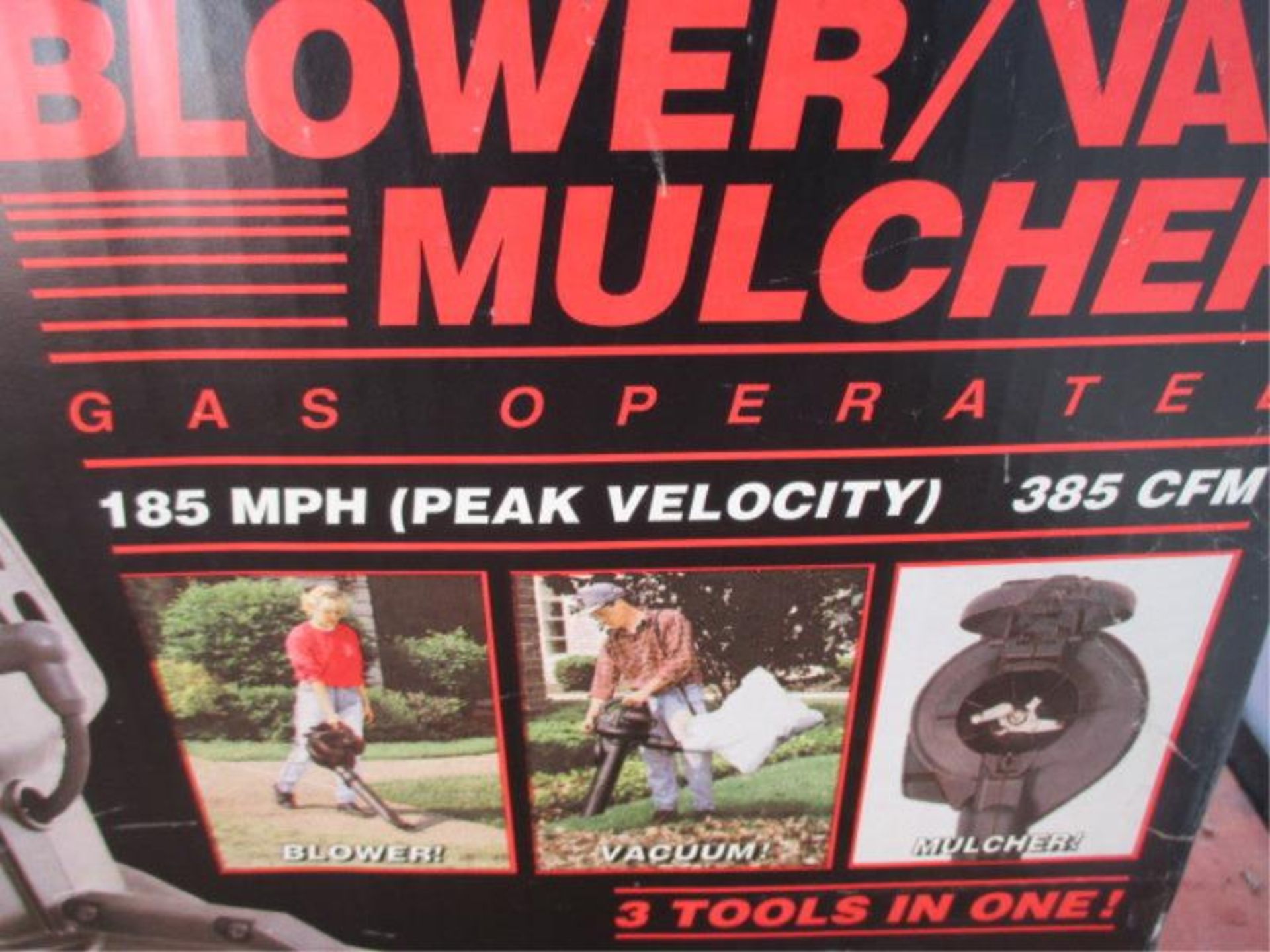 Craftsman Blower / Vac / Mulcher, Gas Operated, 185 MPH Peck Velocity, Model: 7179793, New in Box - Image 2 of 4