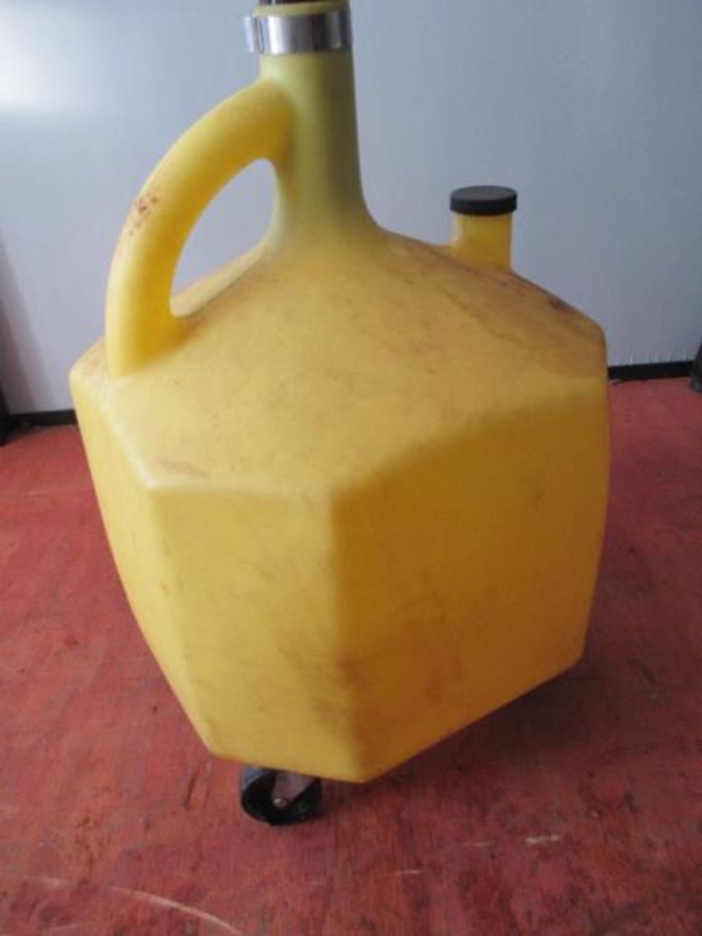 Direct Catch Oil Drainers w/ Yellow Tank on Casters, Adjustable Height Casters, Adjustable Height - Image 3 of 3