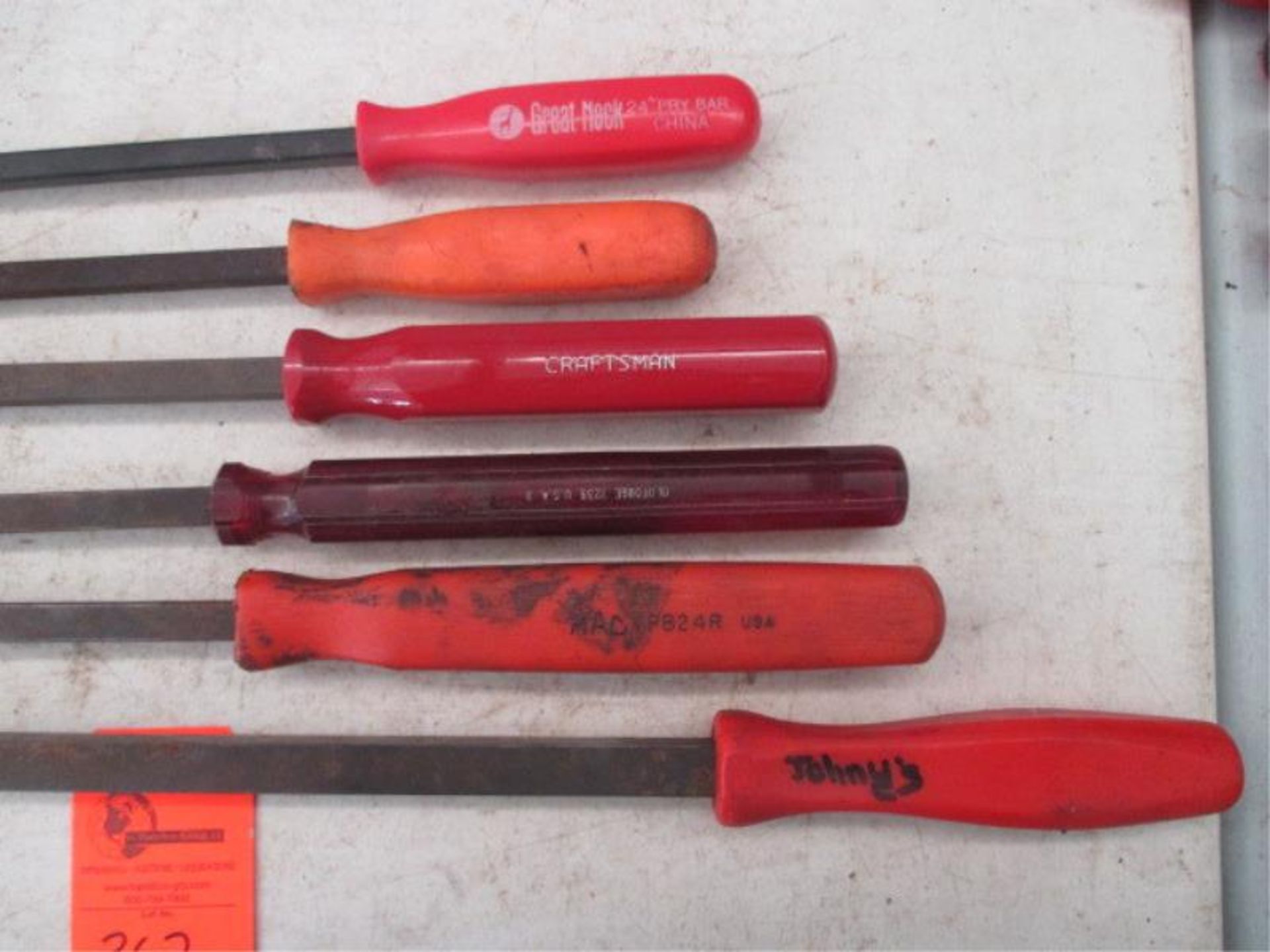 (6) Asst. Prybars, Ranging From 16 1/4" - 29 1/4", Snap-On, Mac, Old Forge, Craftsman, Great Neck - Image 2 of 5