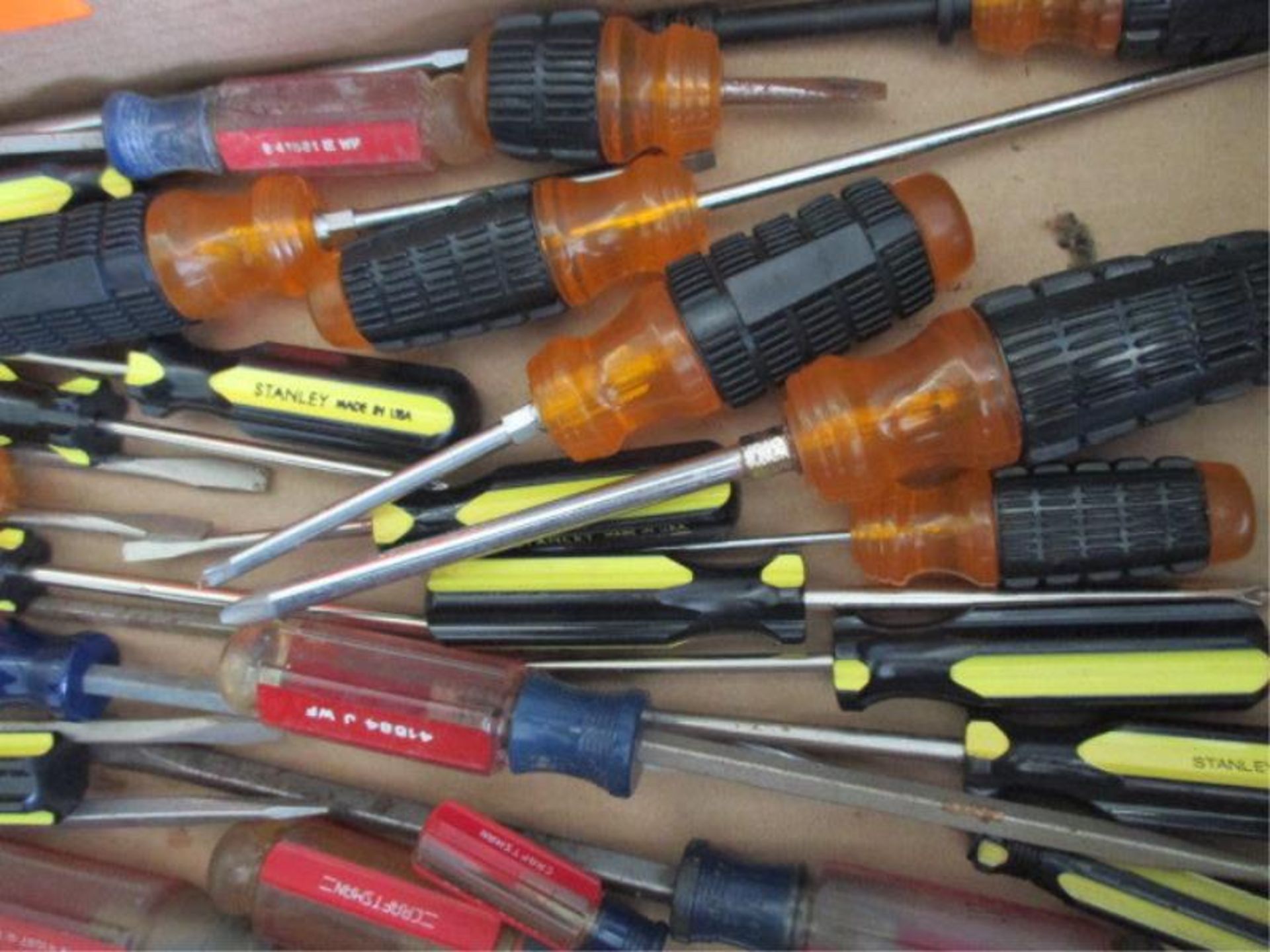 Lot Approx. (48) Assorted Screw Drivers, By Stanley, Craftsman, Etc Stanley, Craftsman, Etc - Image 5 of 5