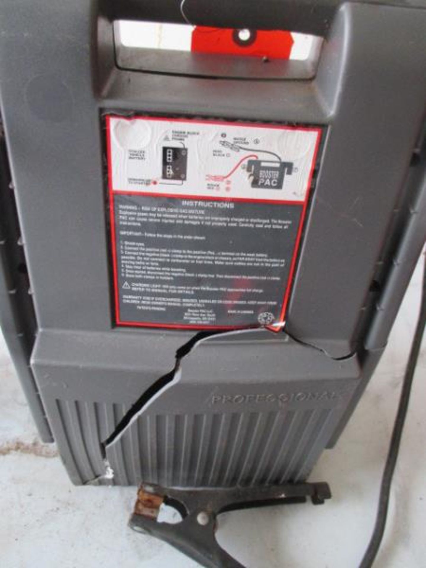 (2) Jump Packs - (1) Solar Commercial Booster Pac, ES6000, 12V, Heavy Duty, Rechargable - Back - Image 3 of 7