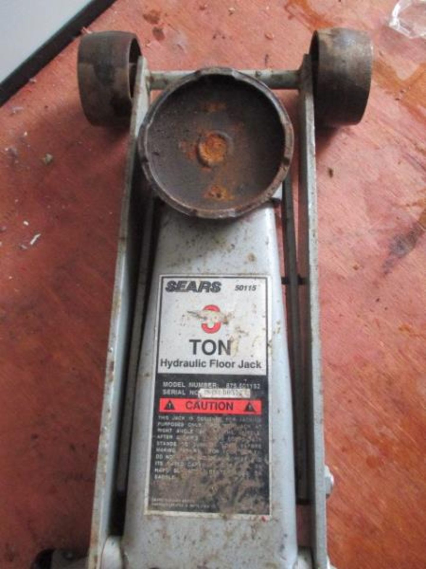 Sears 3 Ton Hydraulic Floor Jack, Grey - Image 2 of 2