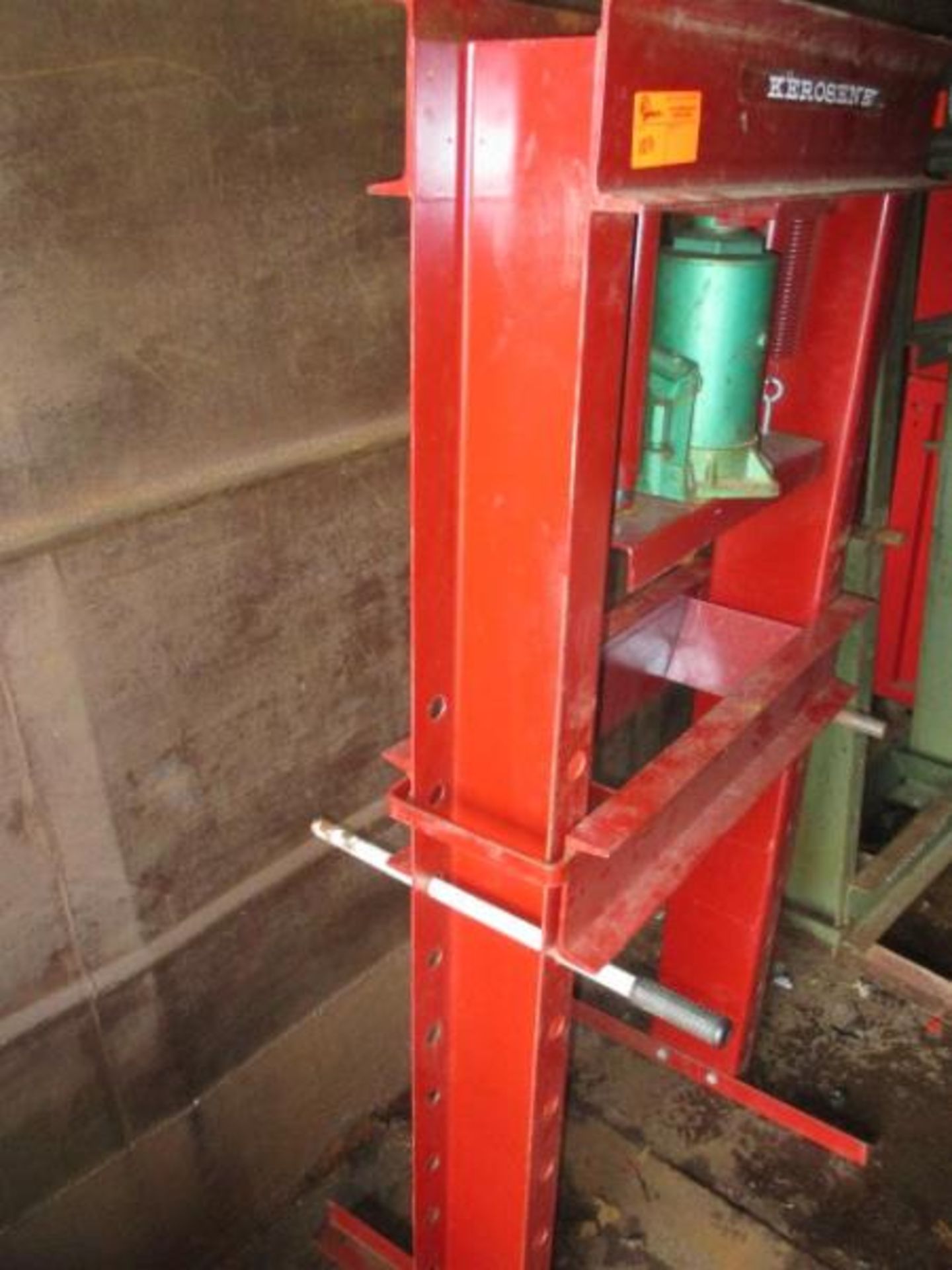 Kerosene Shop Press, Red, (No Tag) - Image 6 of 7