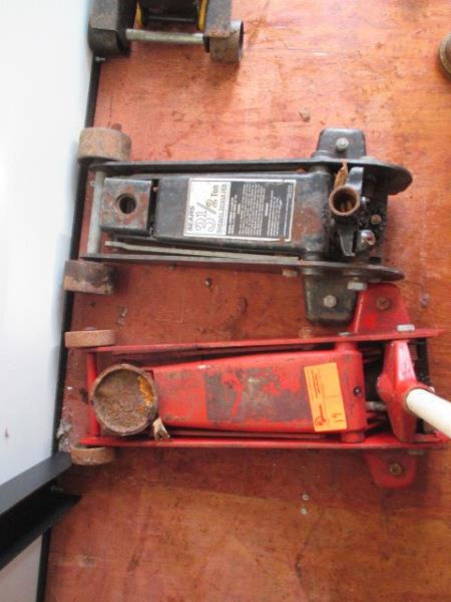 Sears 3 1/2 Ton Hydraulic Service Jack, No Handle & Red Jack - Image 2 of 4