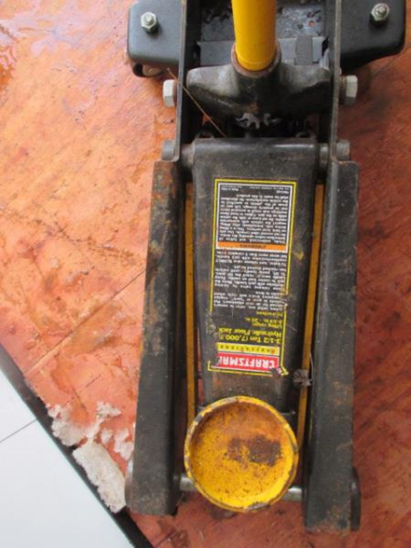 Craftsman 3 1/2 Ton Hydraulic Floor Jack, Black - Image 2 of 3