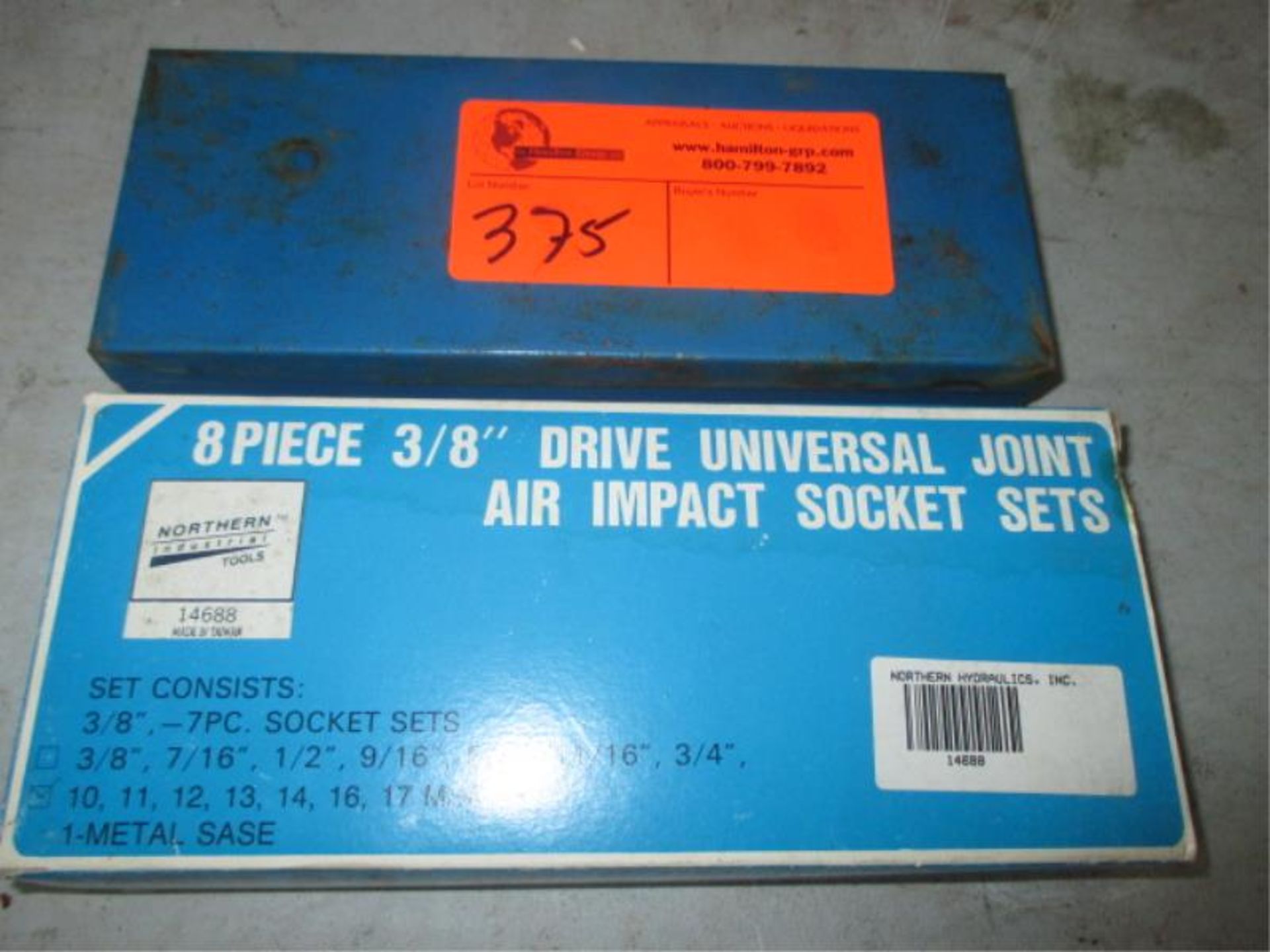 (2) 8pc 3/8" Dr, Impact Universal Socket Set in Blue Case, 1 - New in Box Blue Case, 1 - New in Box - Image 6 of 6