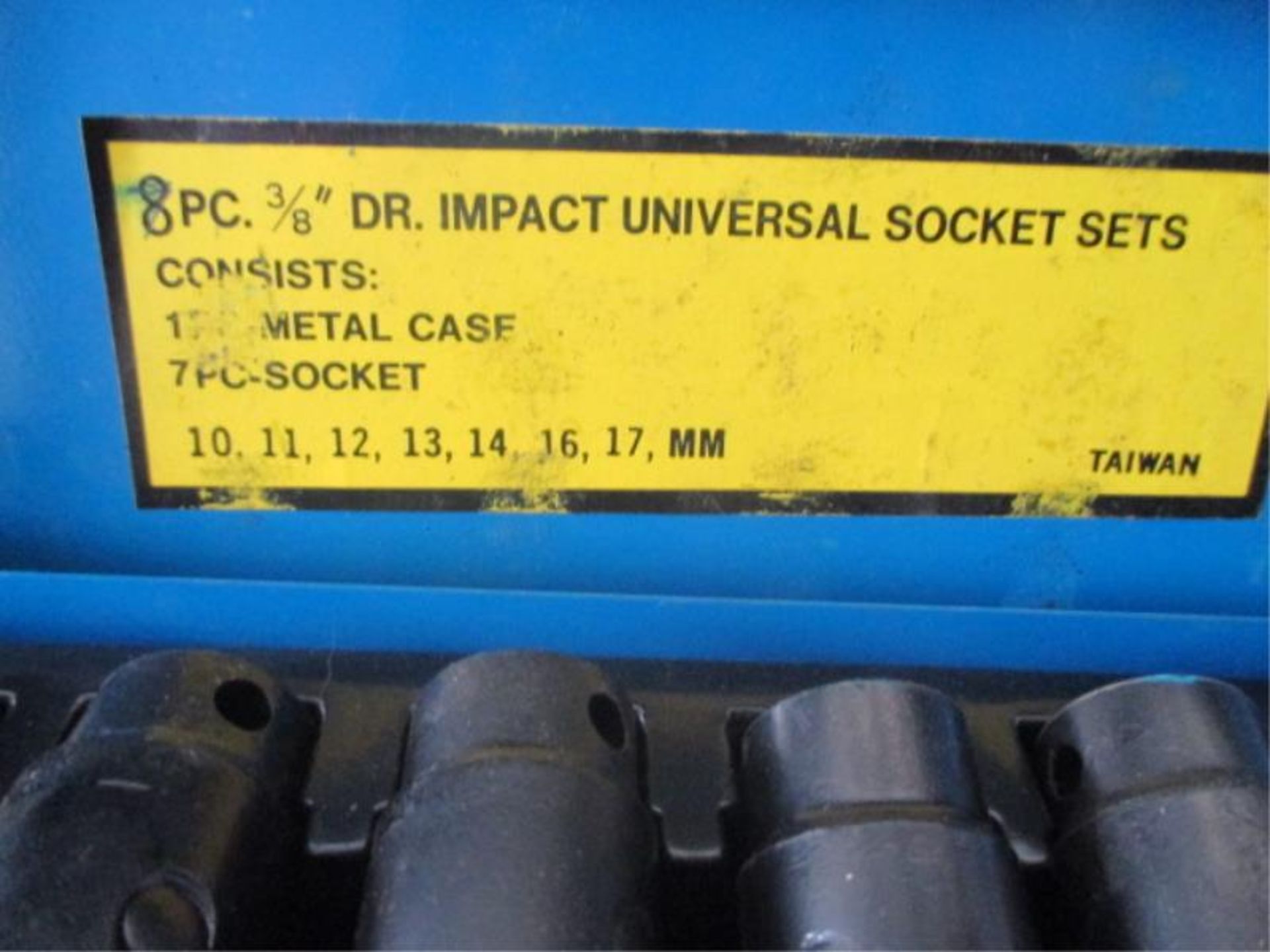 (2) 8pc 3/8" Dr, Impact Universal Socket Set in Blue Case, 1 - New in Box Blue Case, 1 - New in Box - Image 2 of 6