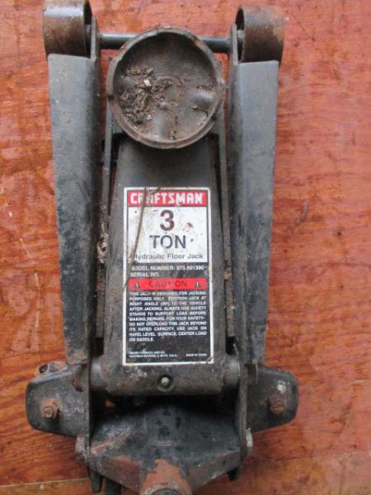 Craftsman 3 Ton Hydraulic Floor Jack, Black - Image 2 of 3